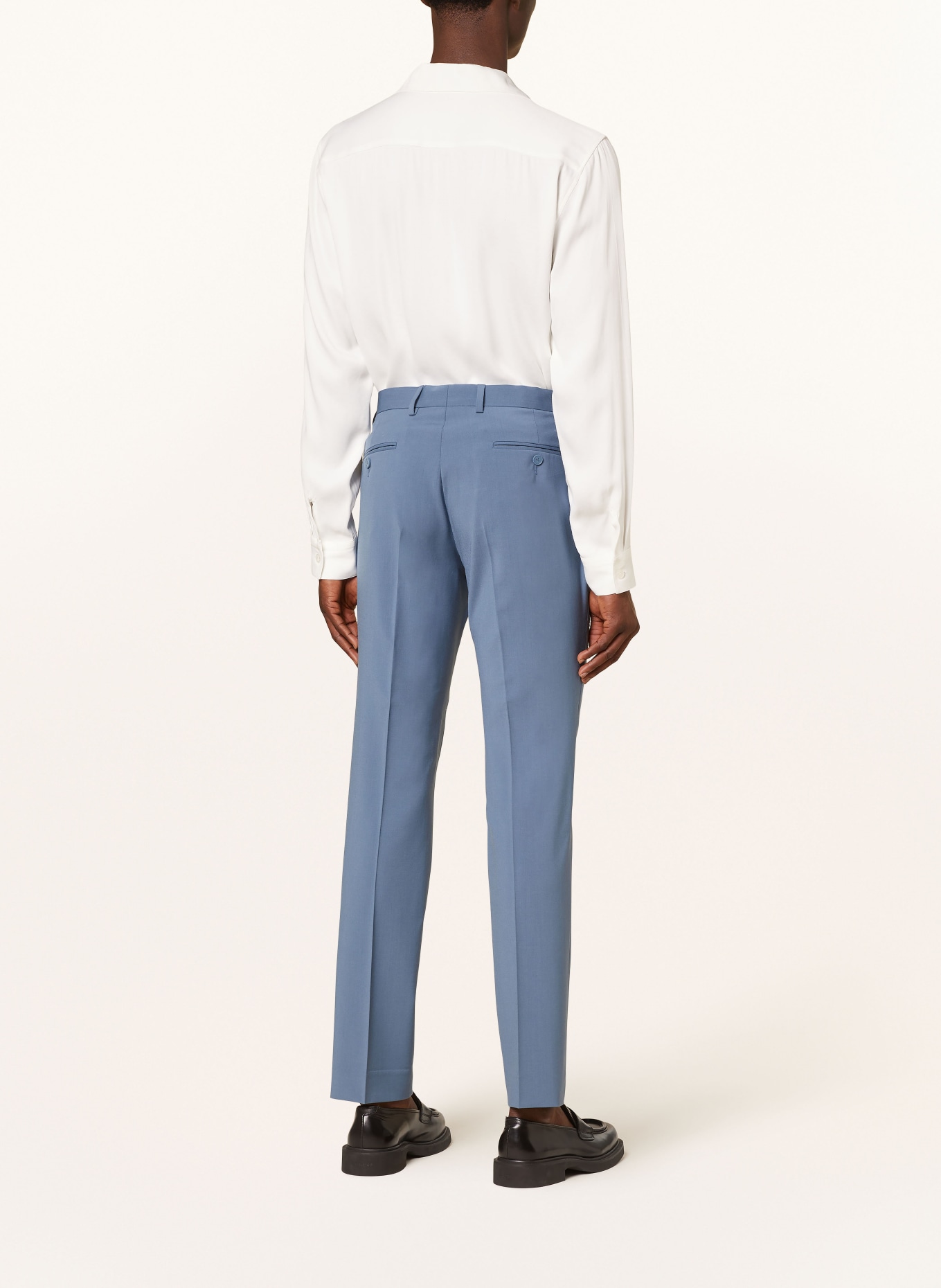 SANDRO Spodnie garniturowe regular fit, Kolor: 26 BLUE GREY (Obrazek 4)