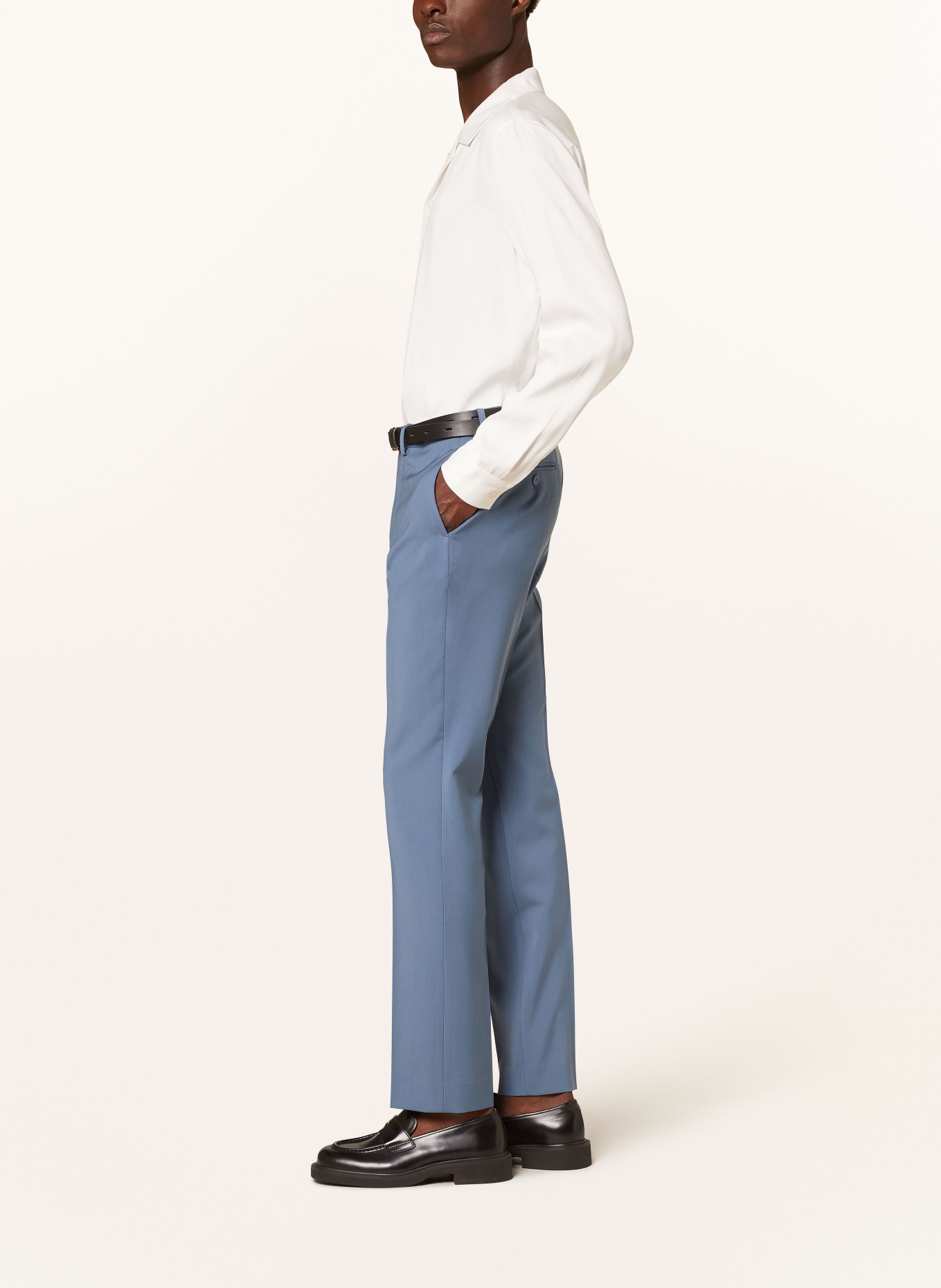 SANDRO Spodnie garniturowe regular fit, Kolor: 26 BLUE GREY (Obrazek 5)