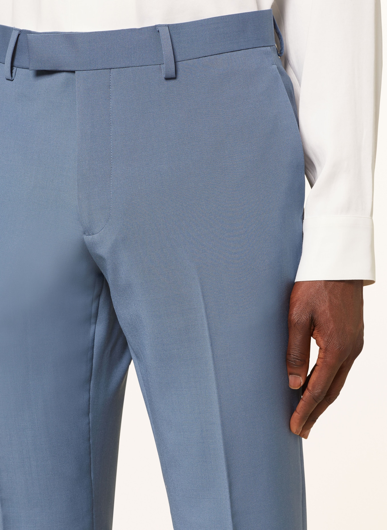 SANDRO Spodnie garniturowe regular fit, Kolor: 26 BLUE GREY (Obrazek 6)
