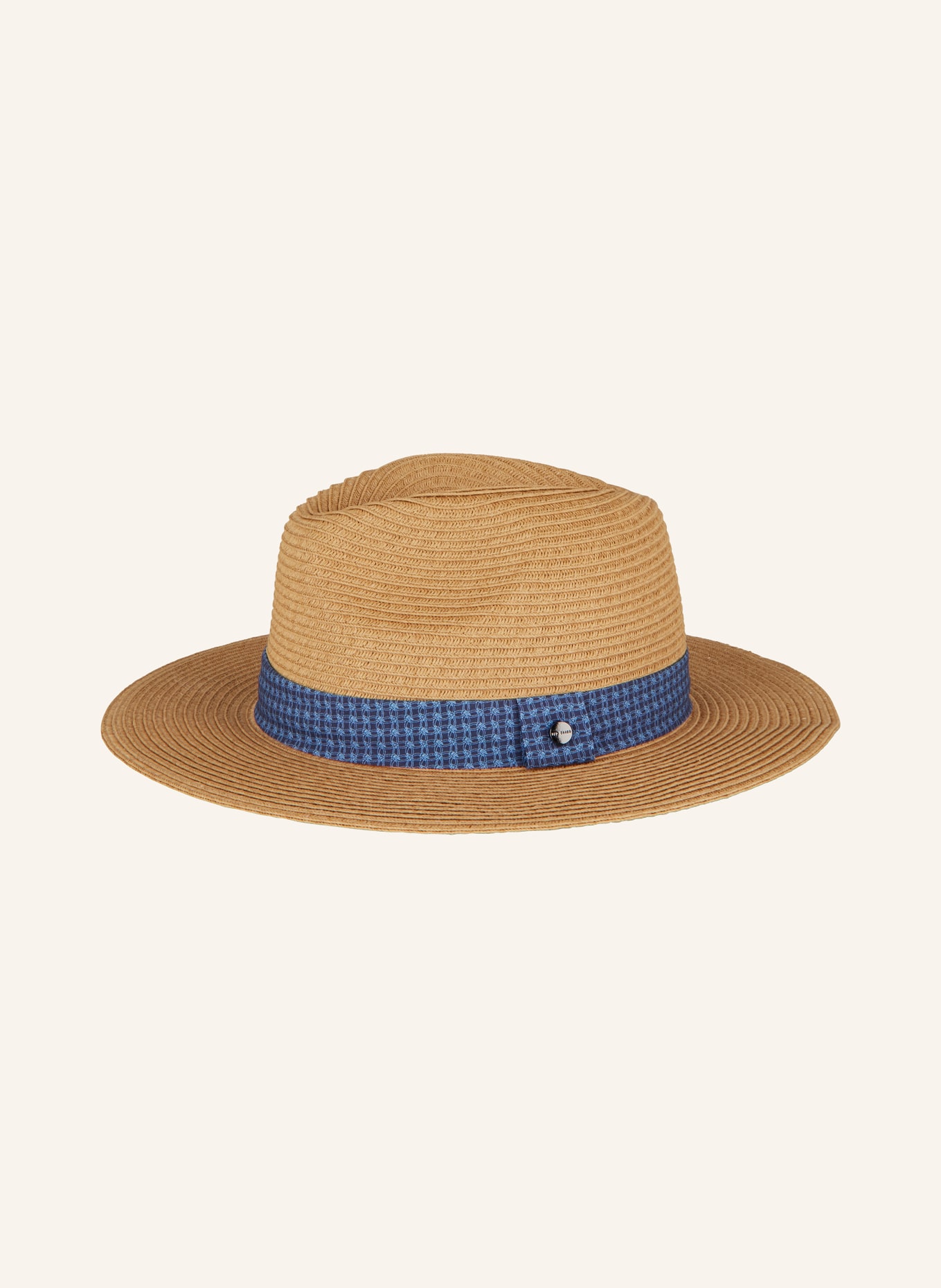 TED BAKER Slaměný klobouk HURCANN, Barva: SVĚTLE HNĚDÁ (Obrázek 2)