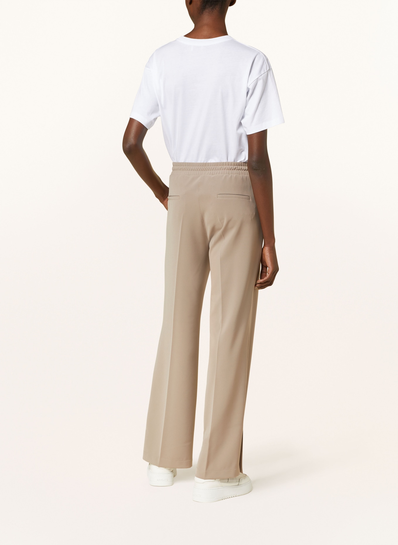 CAMBIO Wide leg trousers AVRIL, Color: TAUPE (Image 3)