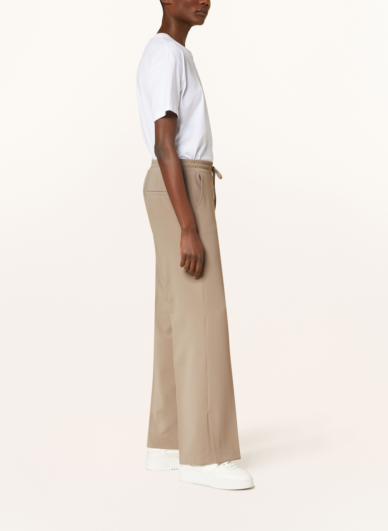CAMBIO Wide leg trousers AVRIL, Color: TAUPE (Image 4)