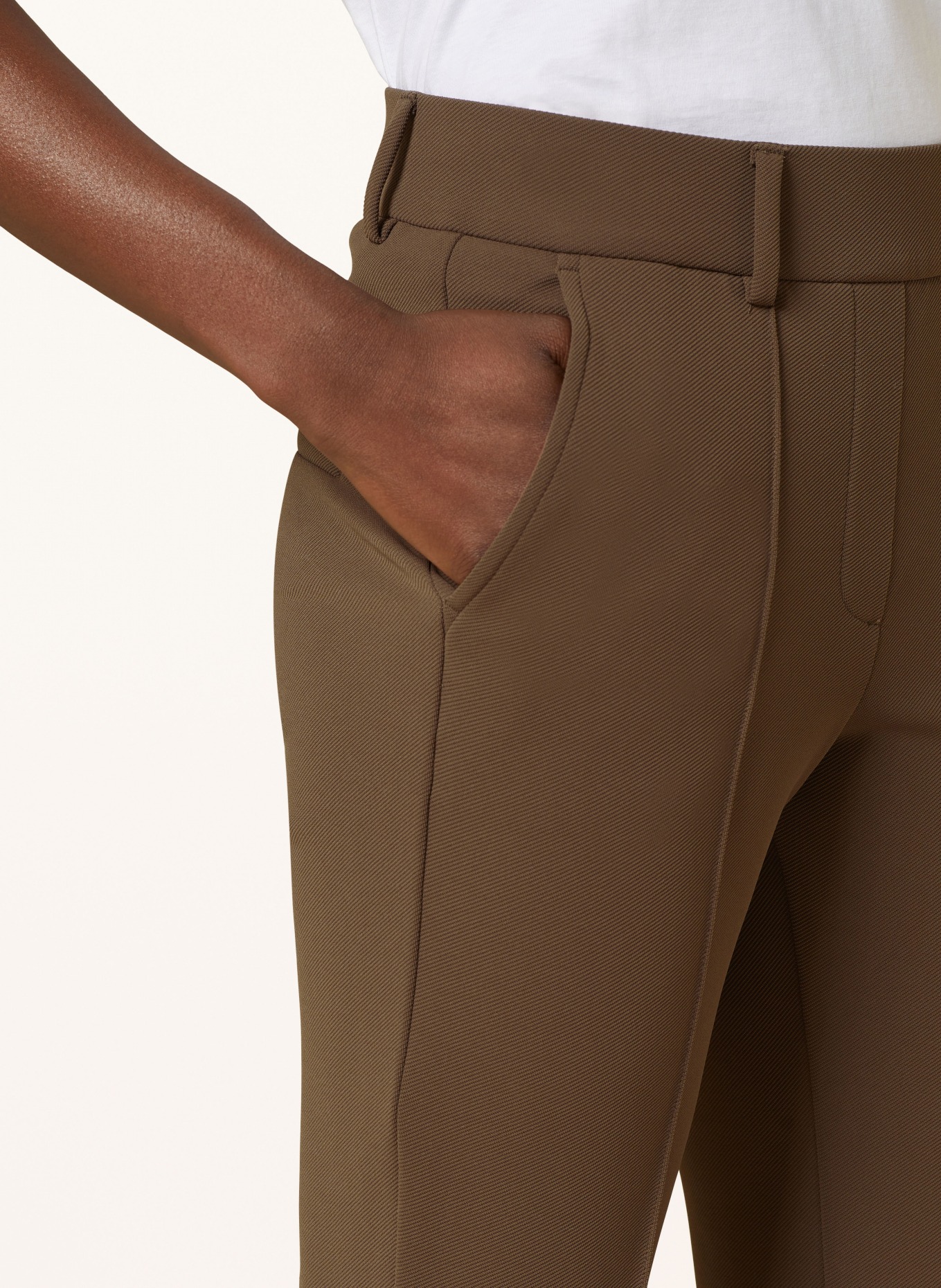 CAMBIO Marlenehose FRANCOISE: BRAUN