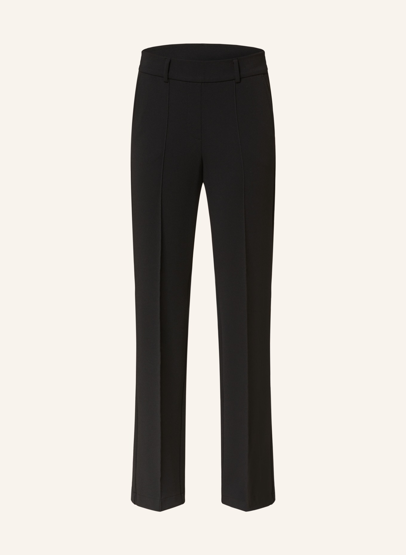 CAMBIO Wide leg trousers FRANCOISE: BLACK