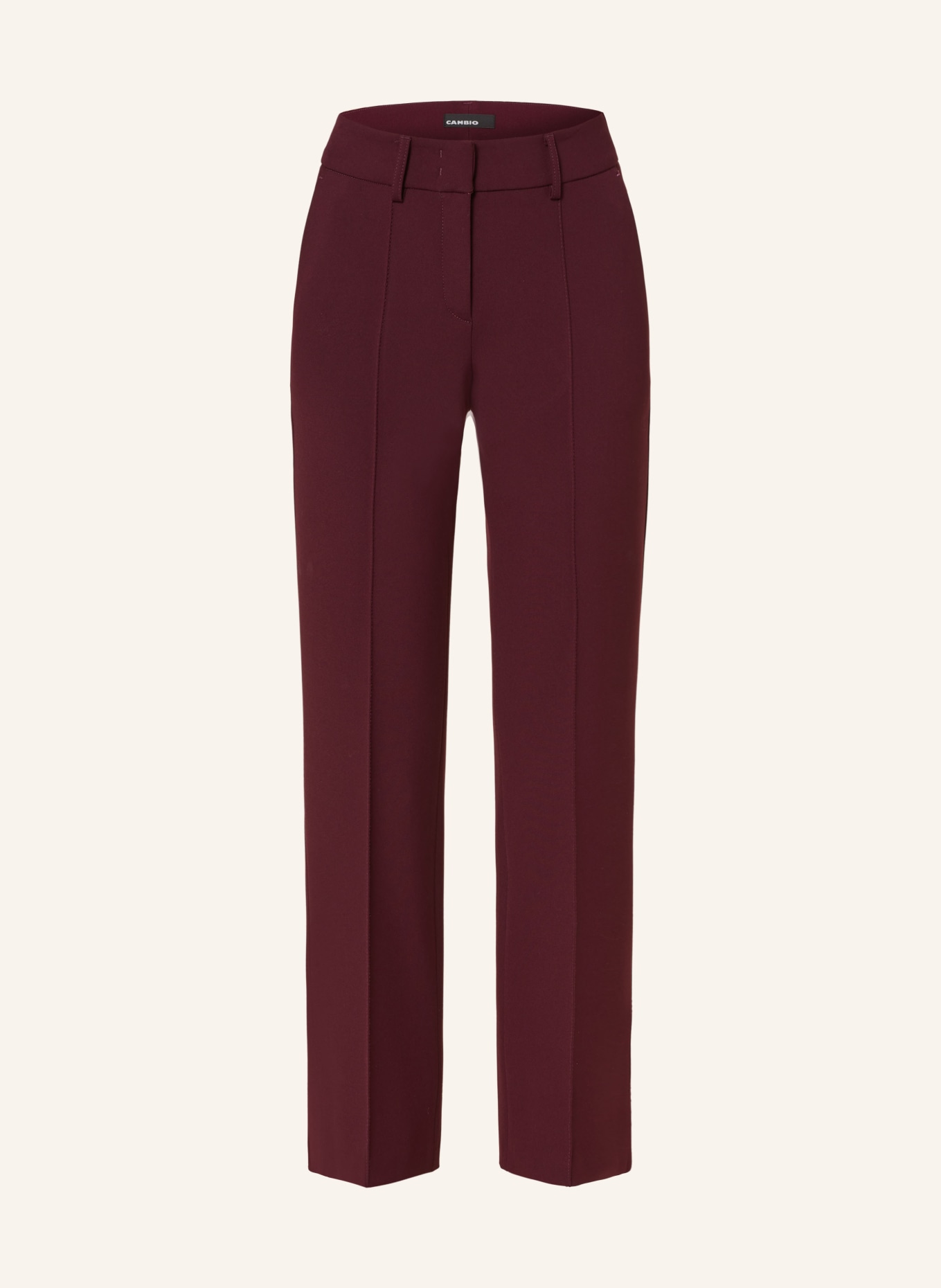 CAMBIO Bootcut trousers FARAH, Color: DARK RED (Image 1)