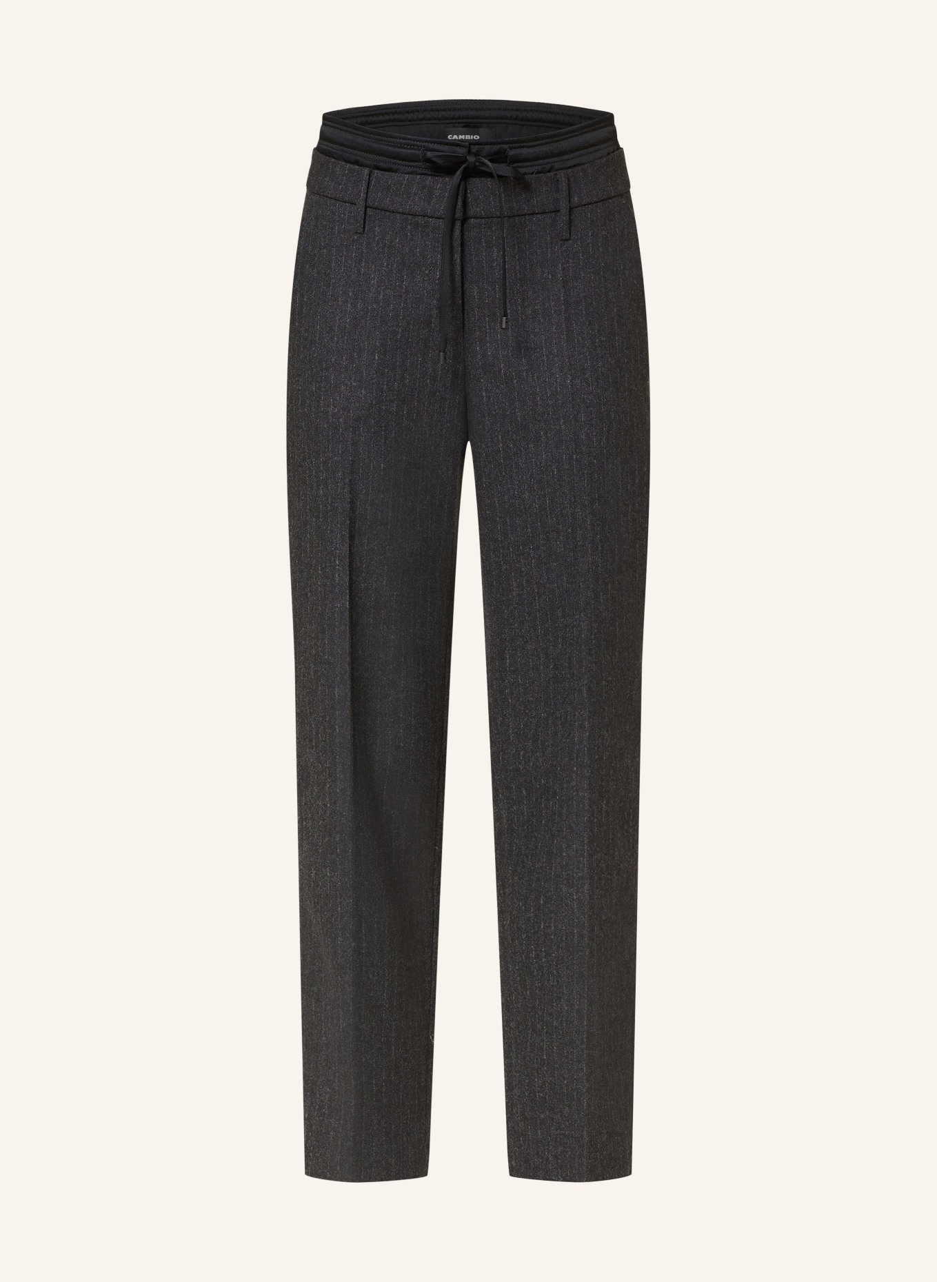 CAMBIO Wide leg trousers KAREN, Color: DARK GRAY (Image 1)