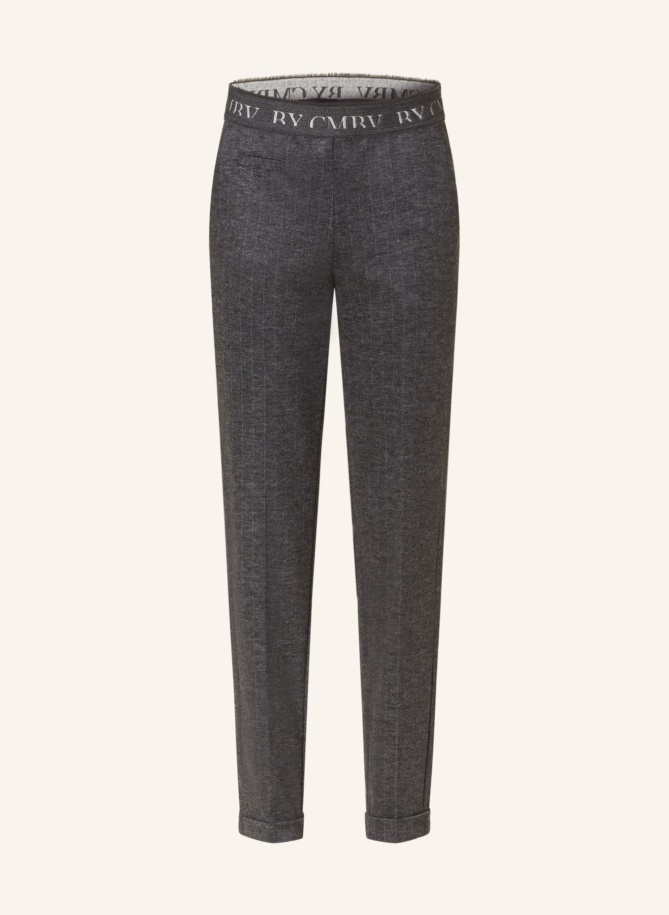 CAMBIO Trousers KIM: DARK GRAY / GRAY