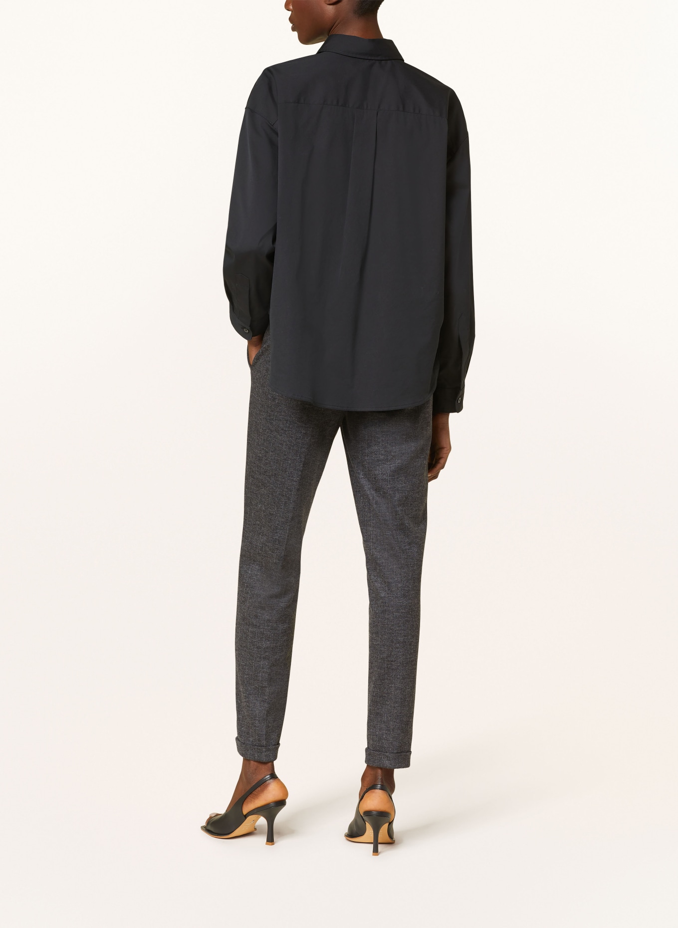 CAMBIO Trousers KIM: DARK GRAY / GRAY