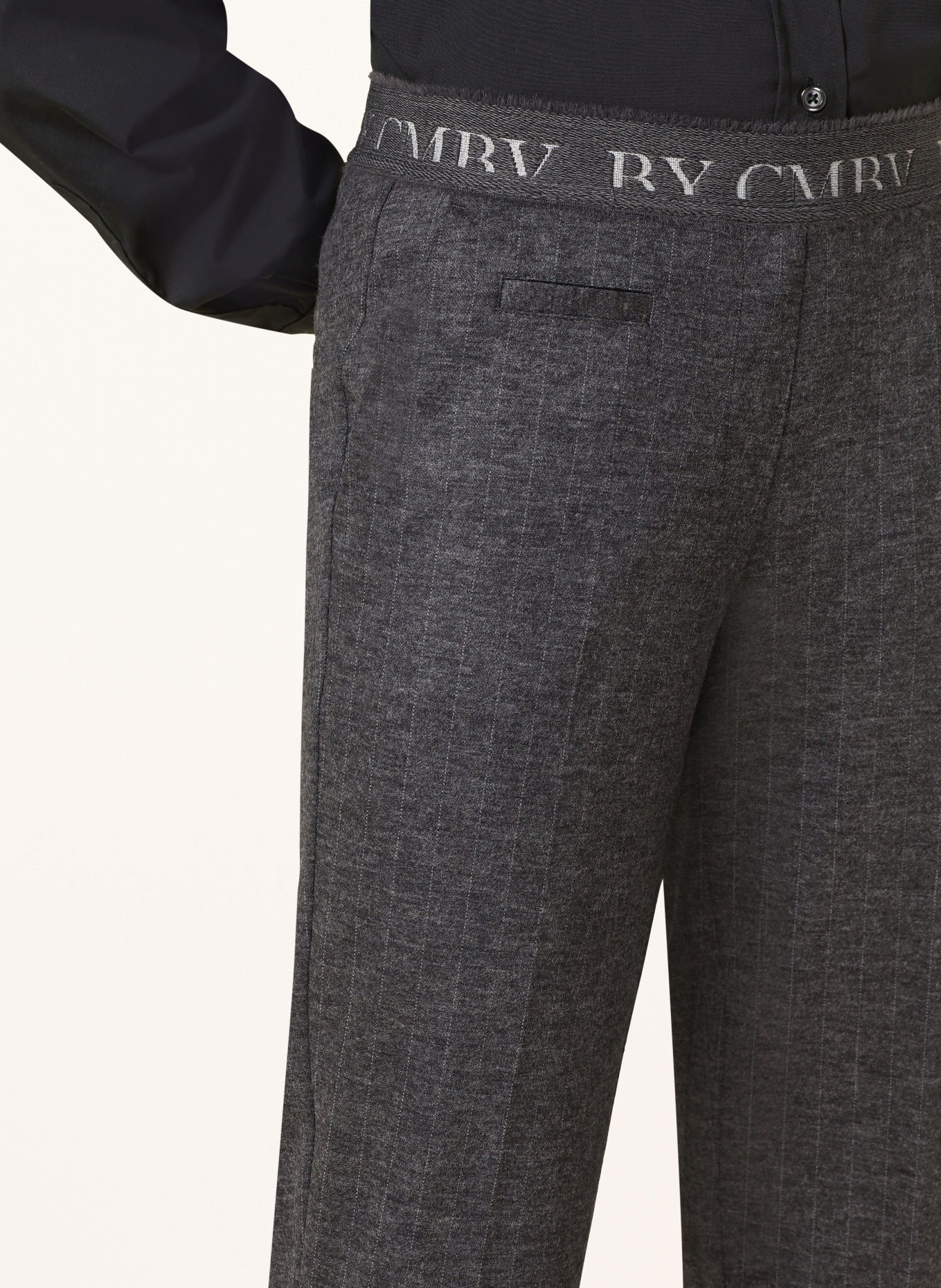 CAMBIO Trousers KIM: DARK GRAY / GRAY