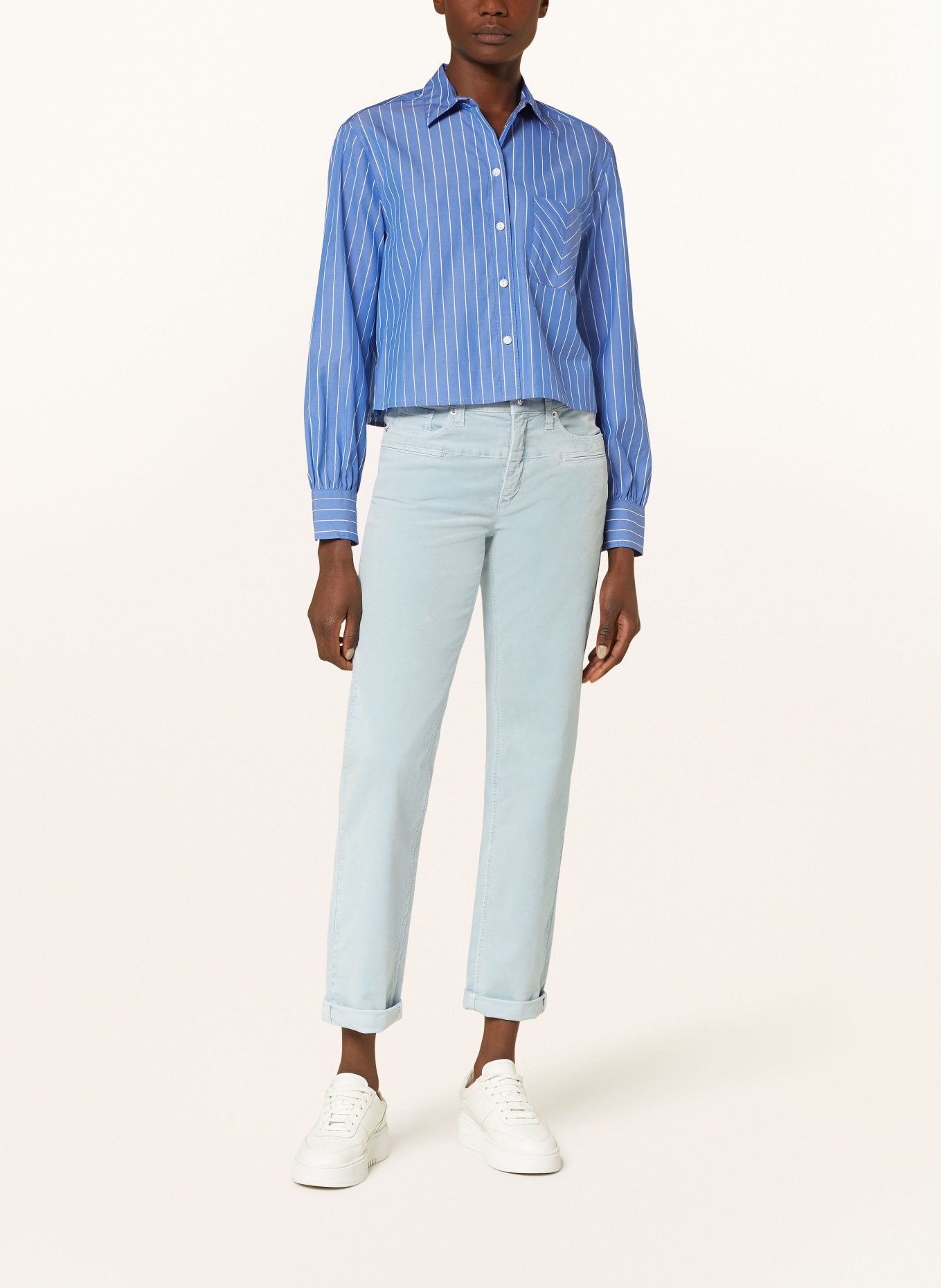 CAMBIO Trousers PEARLIE: 421 gentle blue