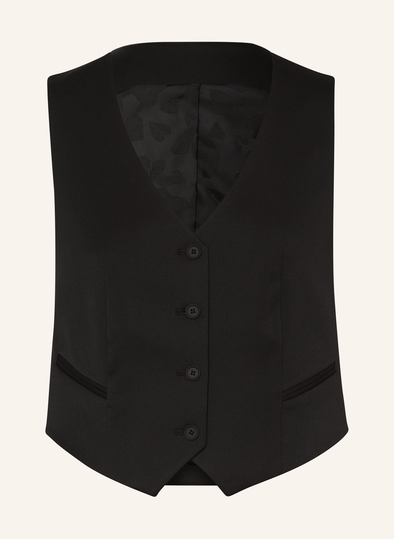ALLSAINTS Vest NELLIE, Color: BLACK (Image 1)