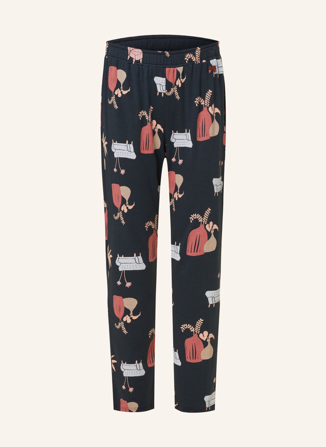 SHORT STORIES Pajama pants: DARK BLUE / DUSKY PINK / BLUE GRAY