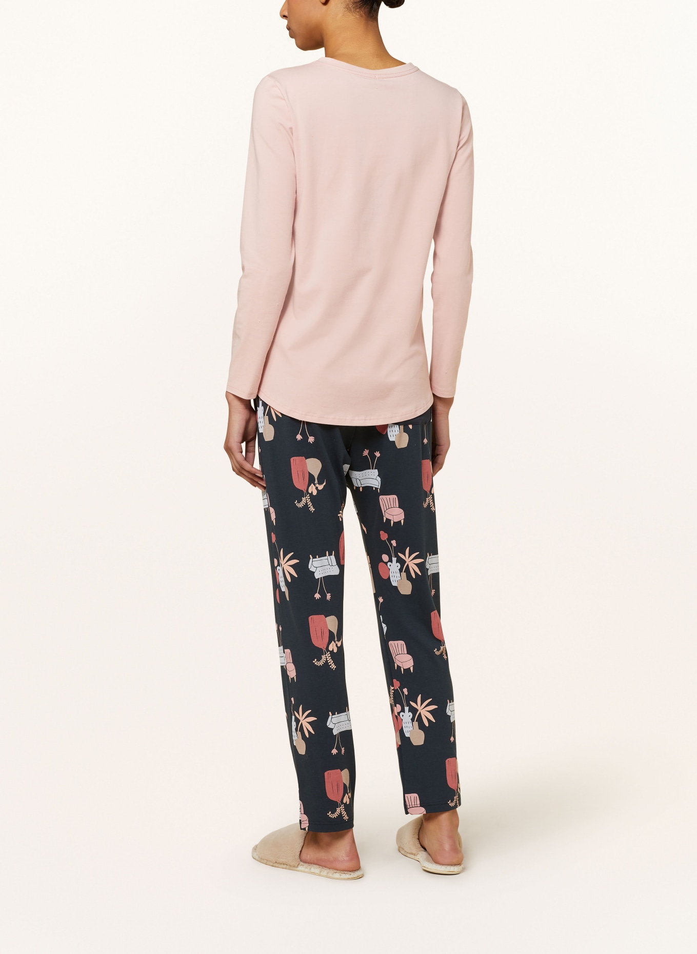 SHORT STORIES Pajama pants: DARK BLUE / DUSKY PINK / BLUE GRAY