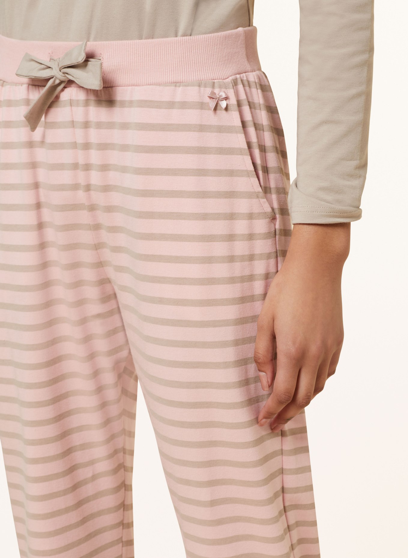 SHORT STORIES Pajama shirt, Color: ROSE/ TAUPE (Image 5)