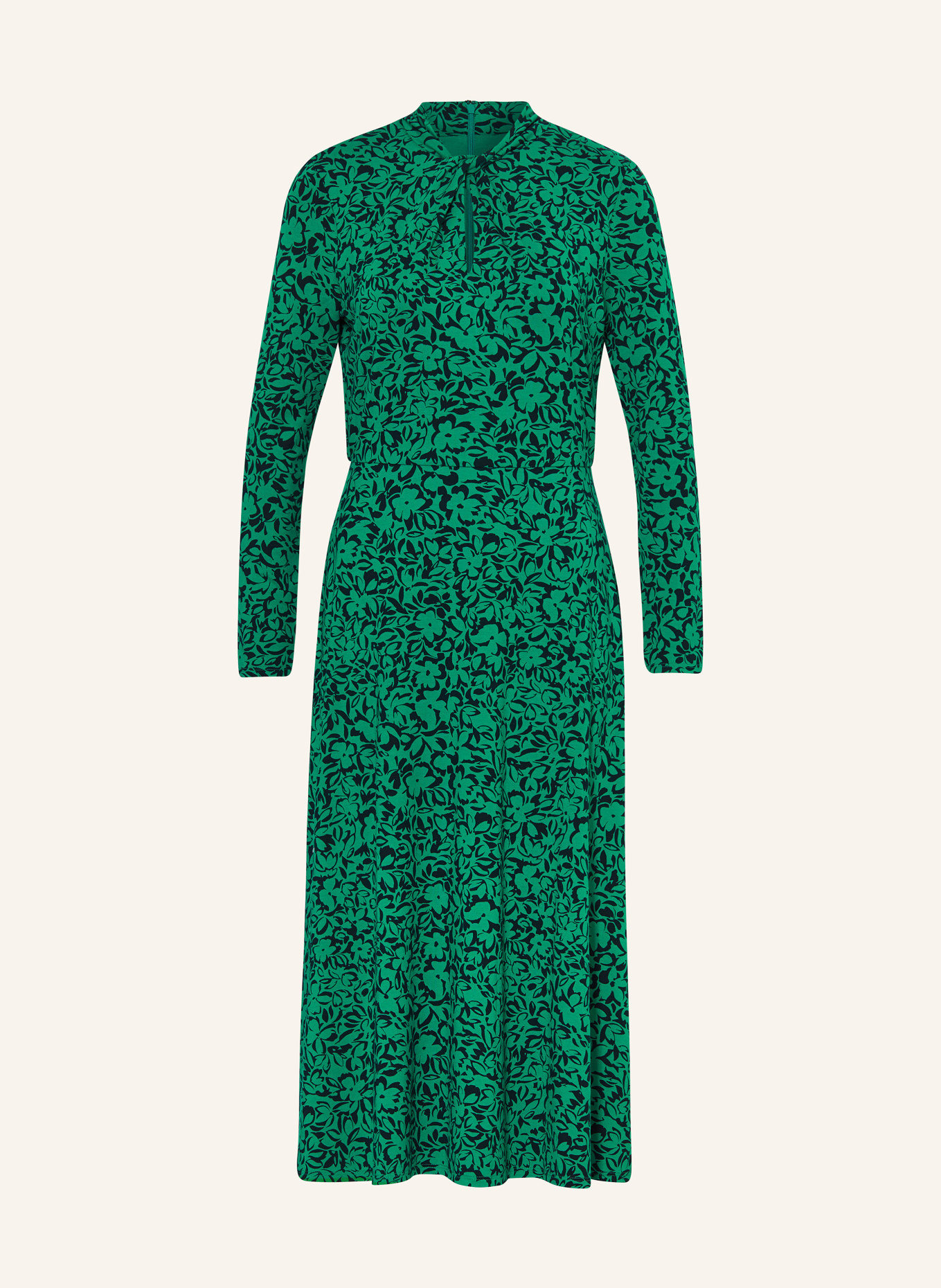 HOBBS Jersey dress YASMIN with cut-out, Color: GREEN/ BLACK (Image 1)