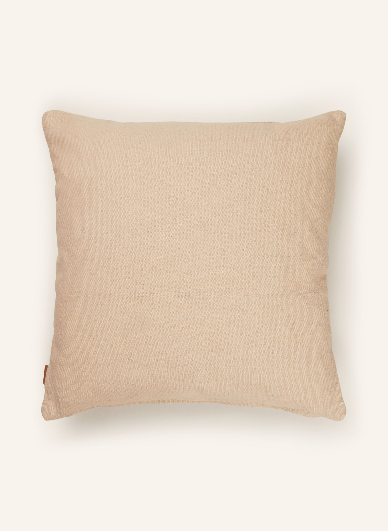 Ferm LIVING Decorative cushion LAY with down filling, Color: LIGHT BROWN/ DARK BROWN (Image 2)