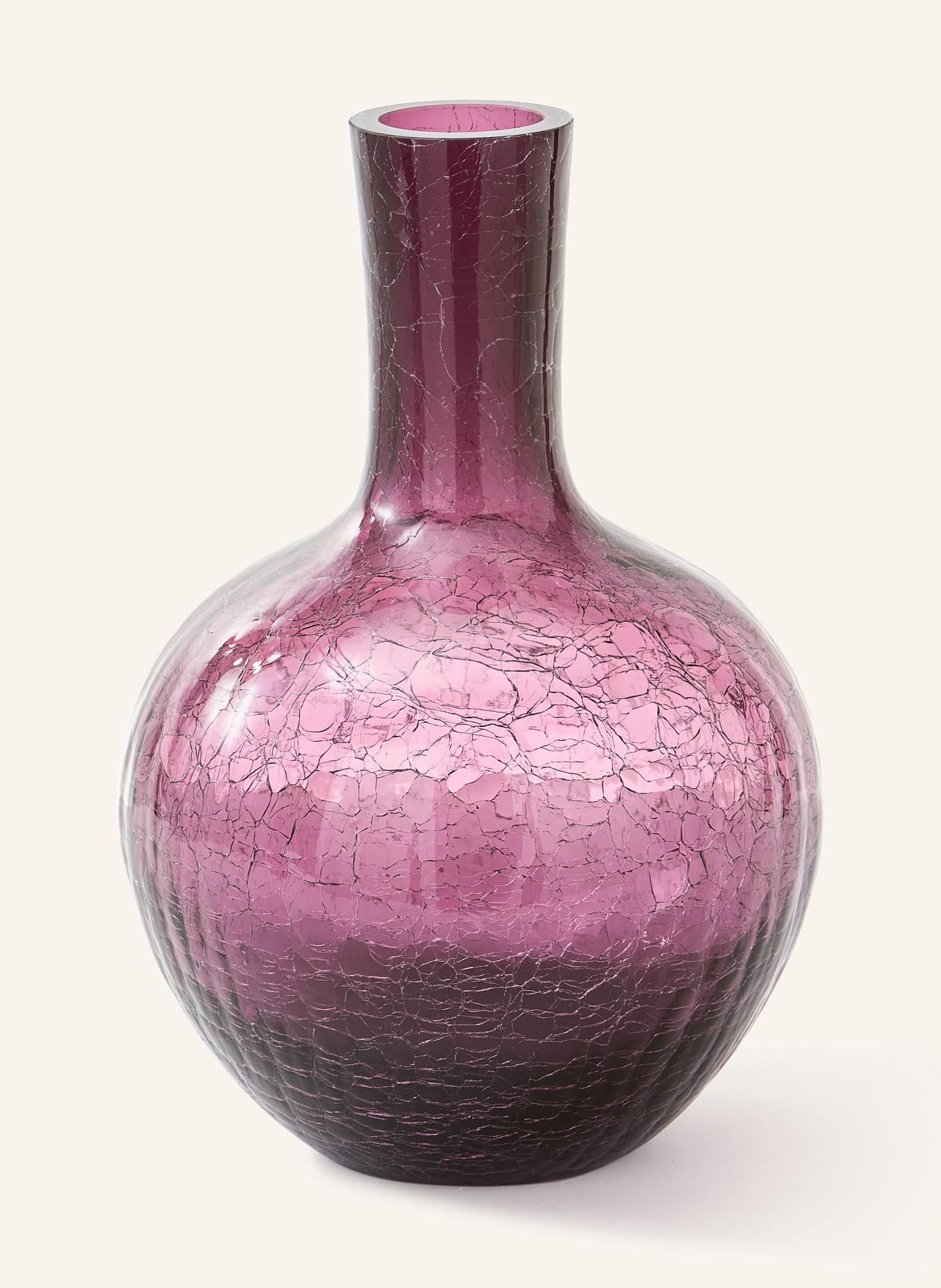 POLSPOTTEN Vase BALL BODY S: DUNKELLILA