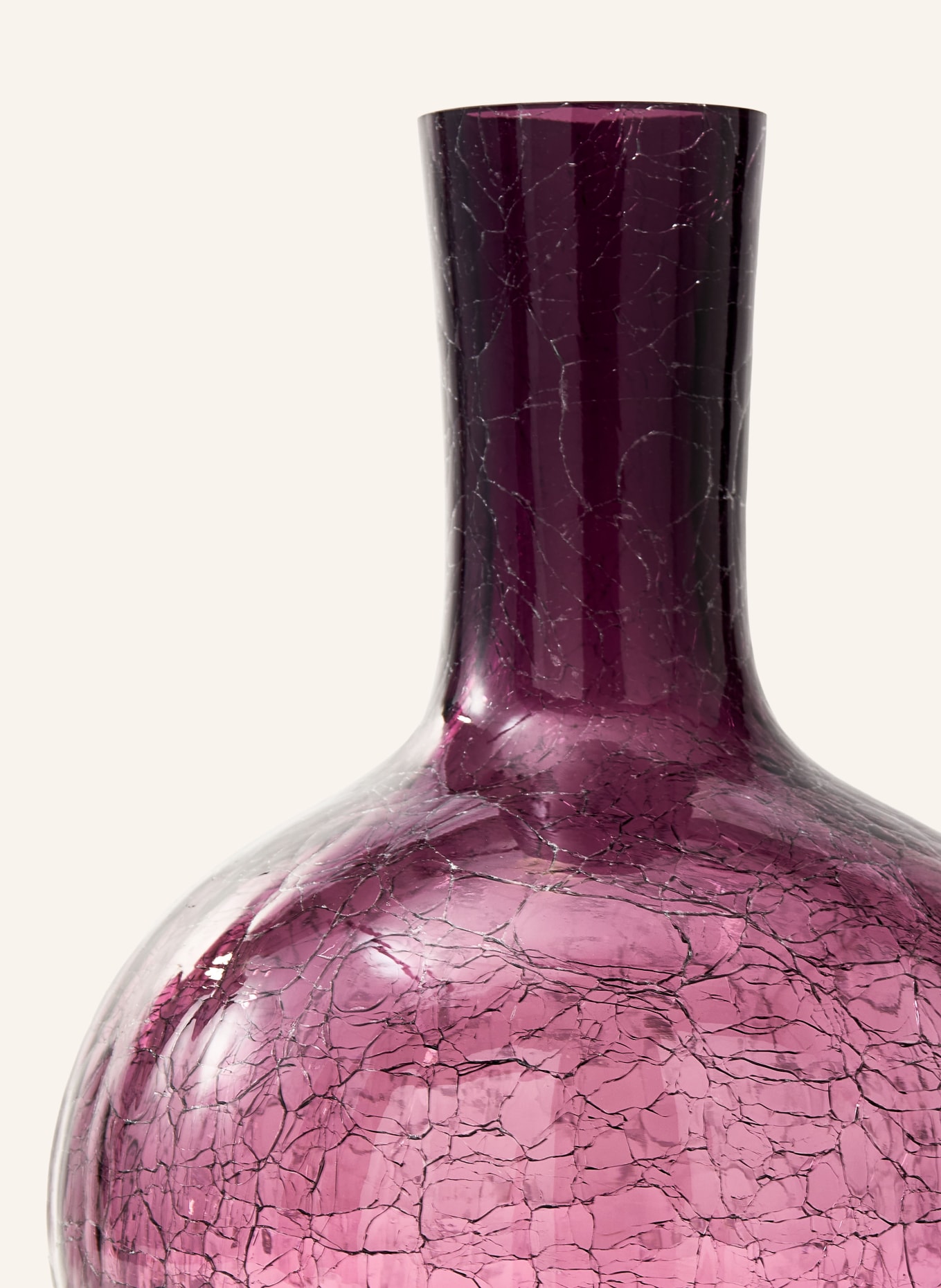 POLSPOTTEN Vase BALL BODY S: DUNKELLILA