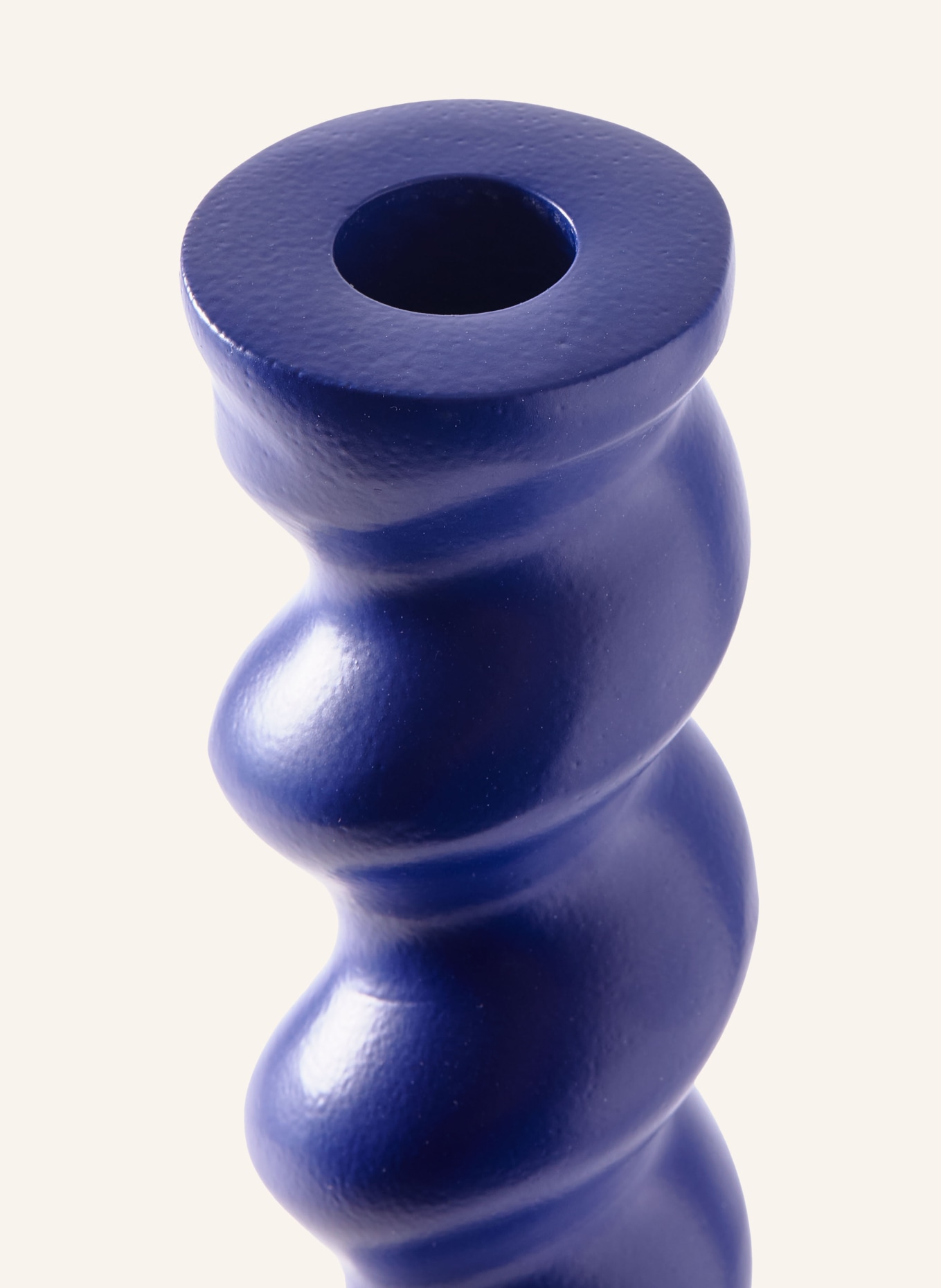 POLSPOTTEN Kerzenhalter TWISTER XL: DUNKELBLAU