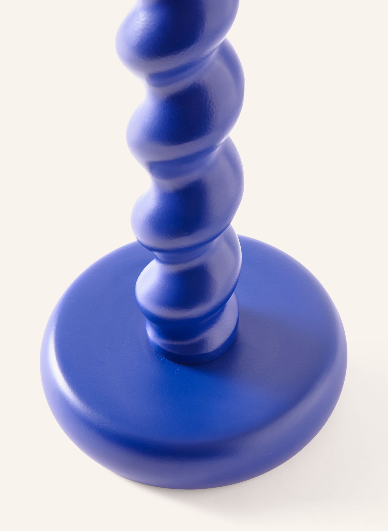 POLSPOTTEN Kerzenhalter TWISTER XL: DUNKELBLAU