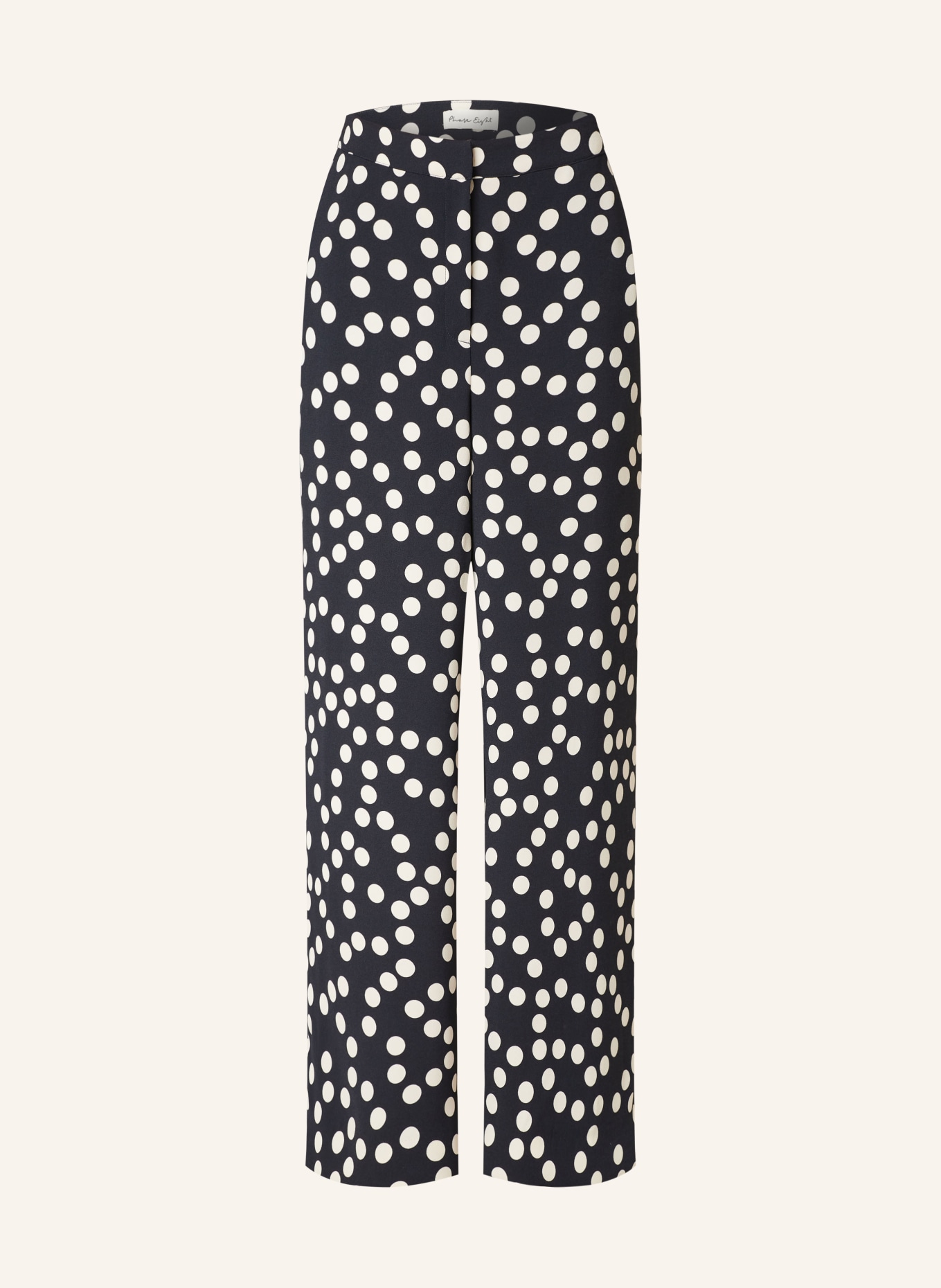 Phase Eight Wide leg trousers MAIREAD, Color: DARK BLUE/ CREAM (Image 1)