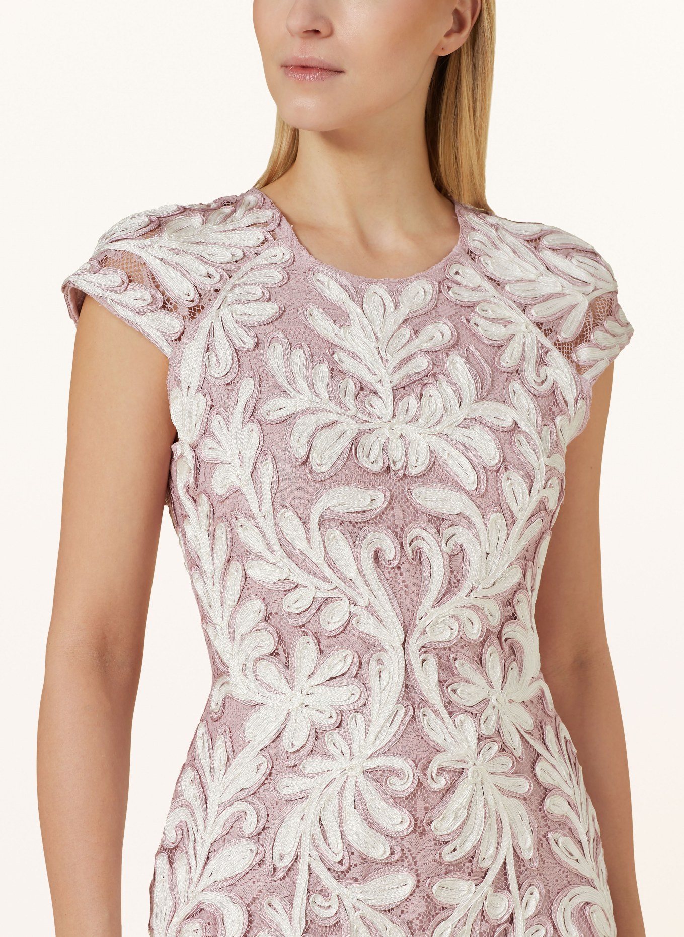 Phase Eight Lace dress KARIMA, Color: WHITE/ ROSE (Image 4)