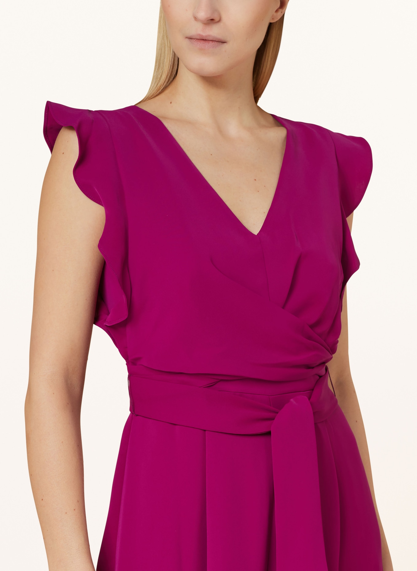 Phase Eight Jumpsuit AYLA with frills, Color: FUCHSIA (Image 4)