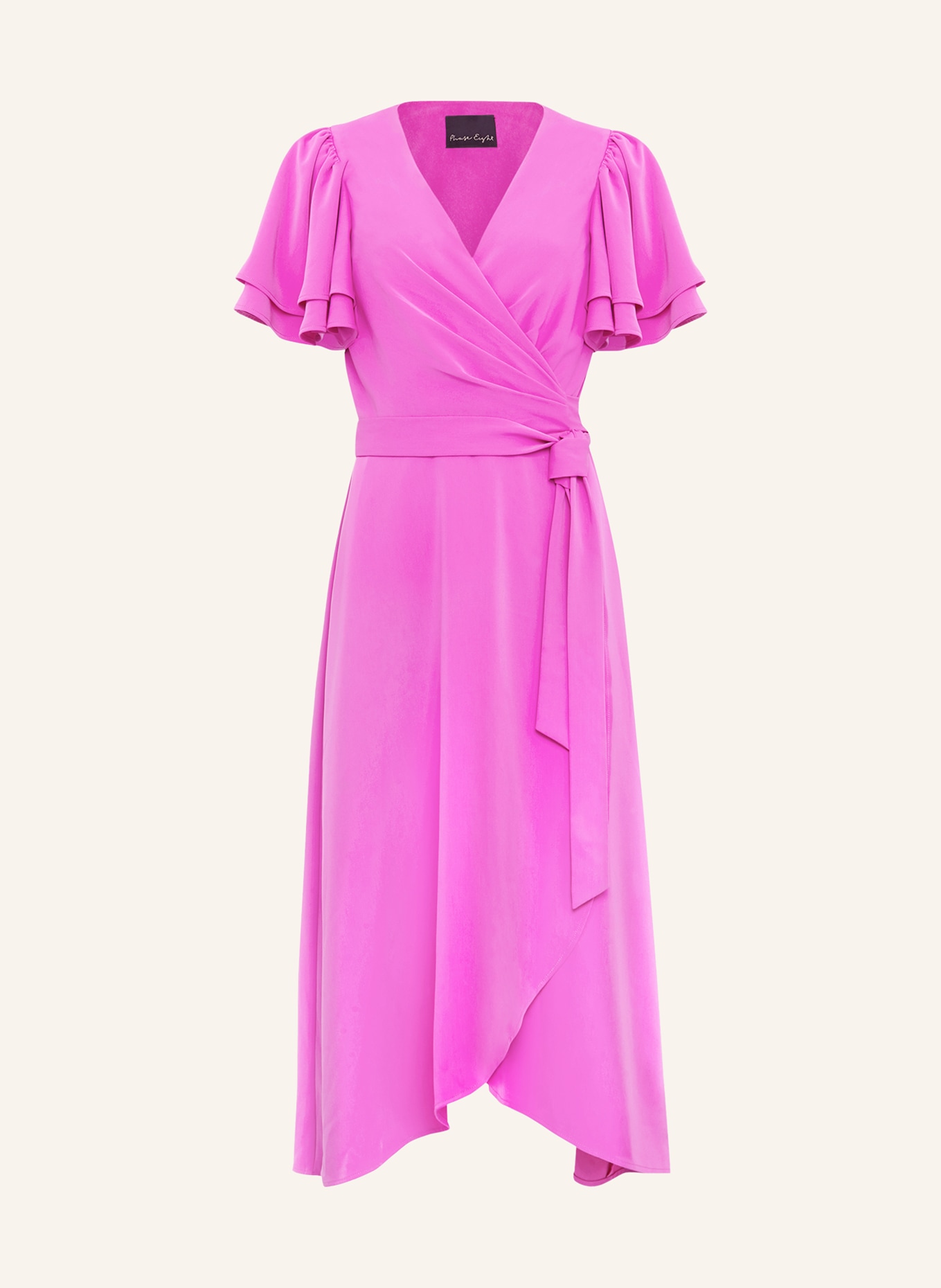 Phase Eight Sukienka kopertowa GIAN z wolantami, Kolor: JASKRAWY FIOLETOWY (Obrazek 1)