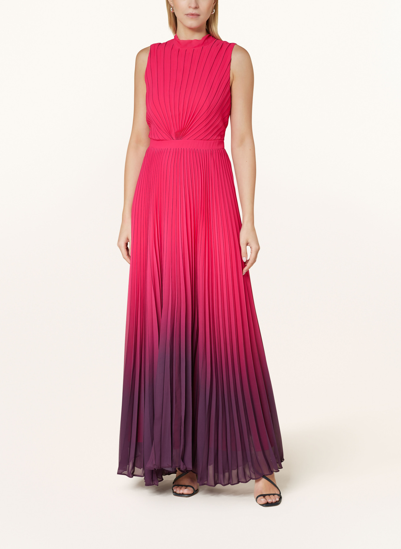 Phase Eight Pleated dress DANIELLA, Color: NEON PINK/ DARK PURPLE (Image 2)