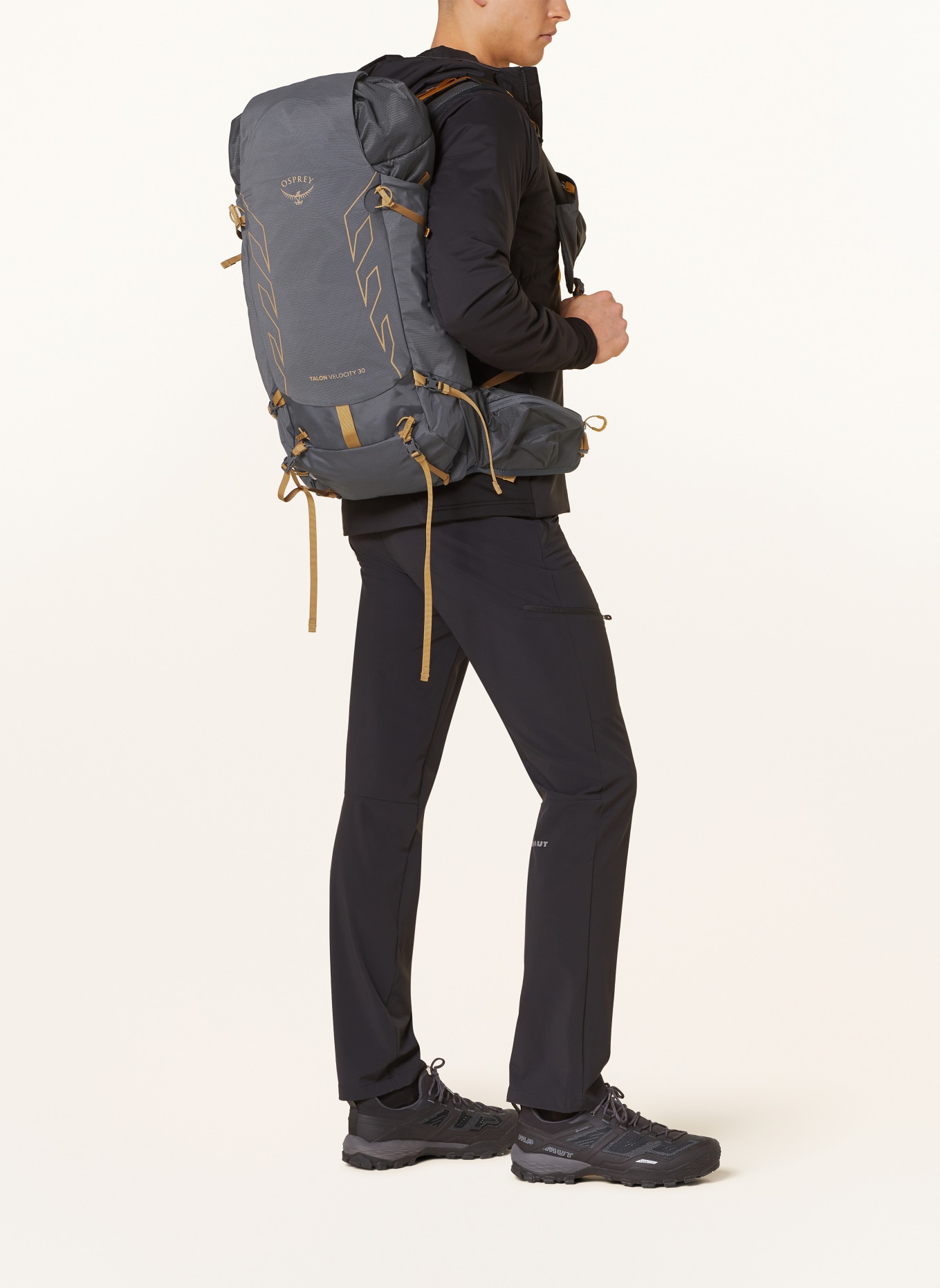 OSPREY Backpack TALON™ VELOCITY 30 l, Color: DARK GRAY/ DARK YELLOW (Image 4)