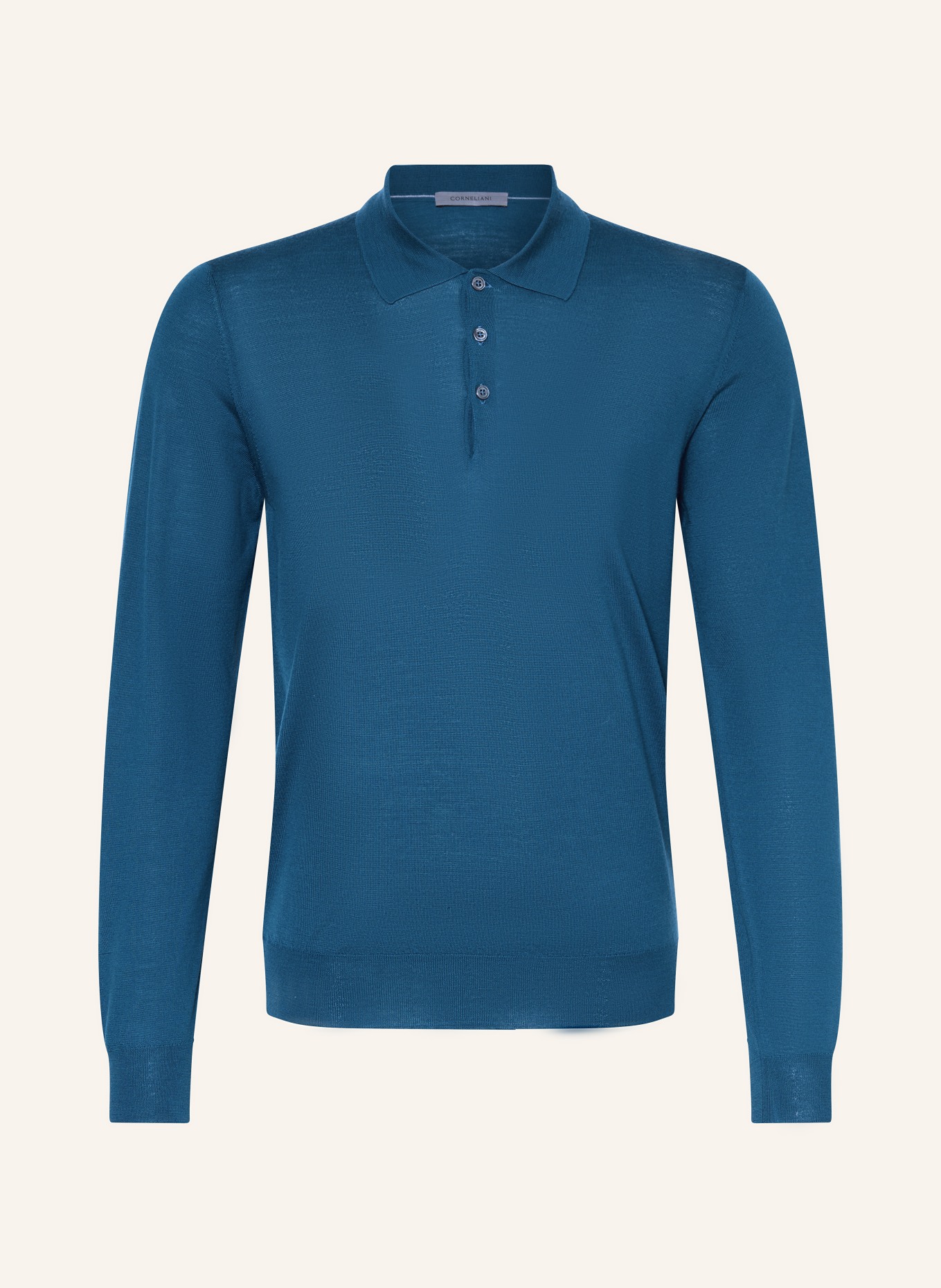 CORNELIANI Strick-Poloshirt, Farbe: BLAU (Bild 1)