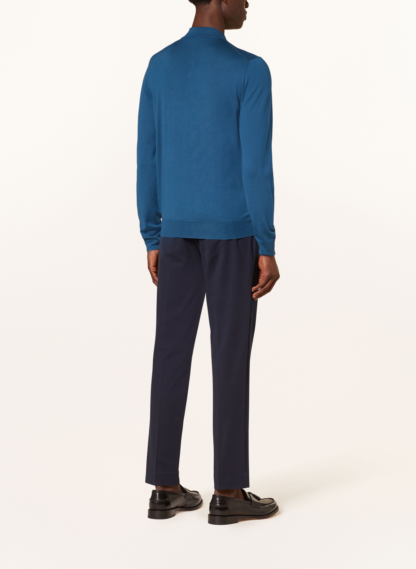 CORNELIANI Knitted polo shirt, Color: BLUE (Image 3)