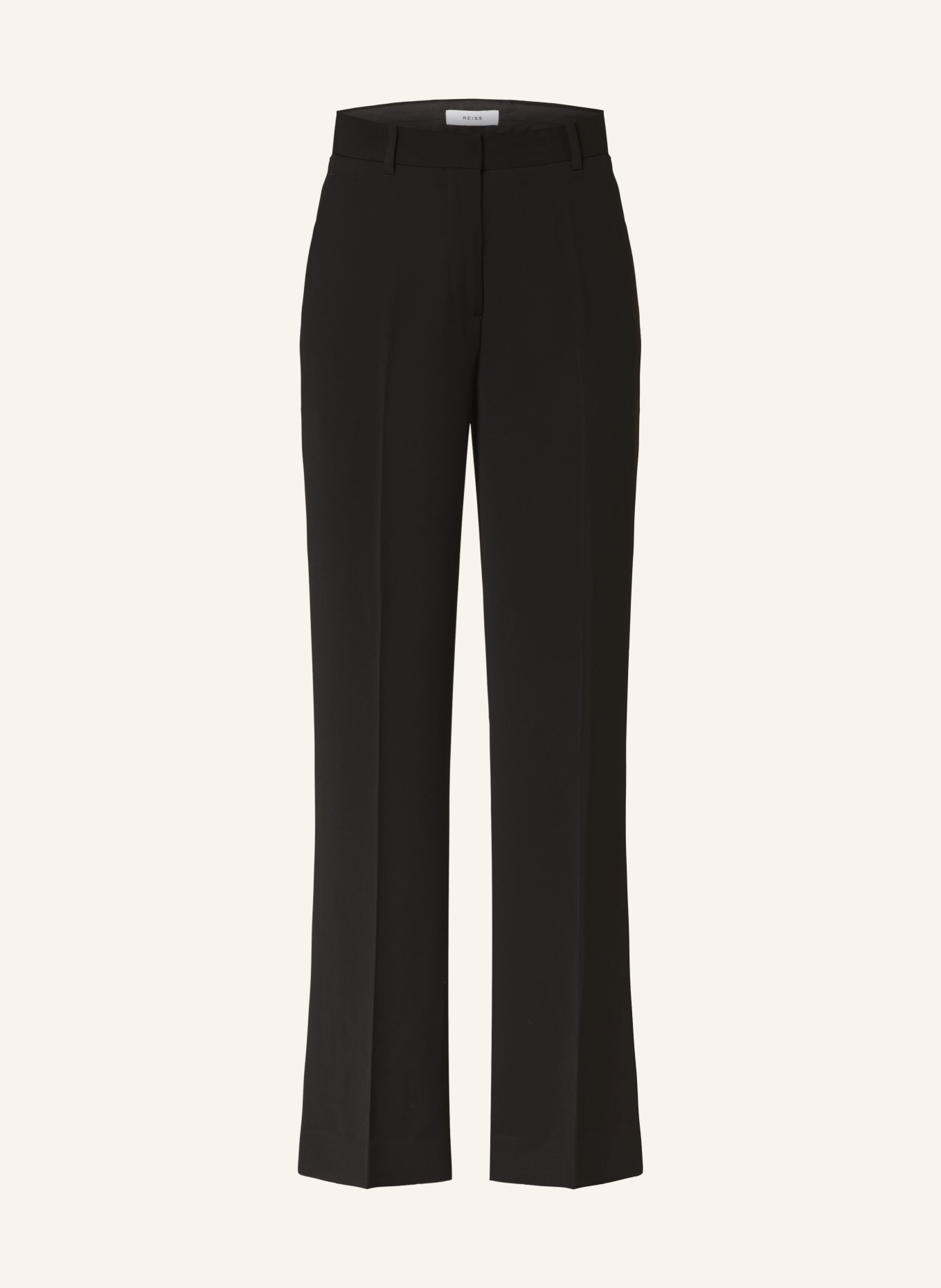 REISS Wide leg trousers MARGEAUX, Color: BLACK (Image 1)