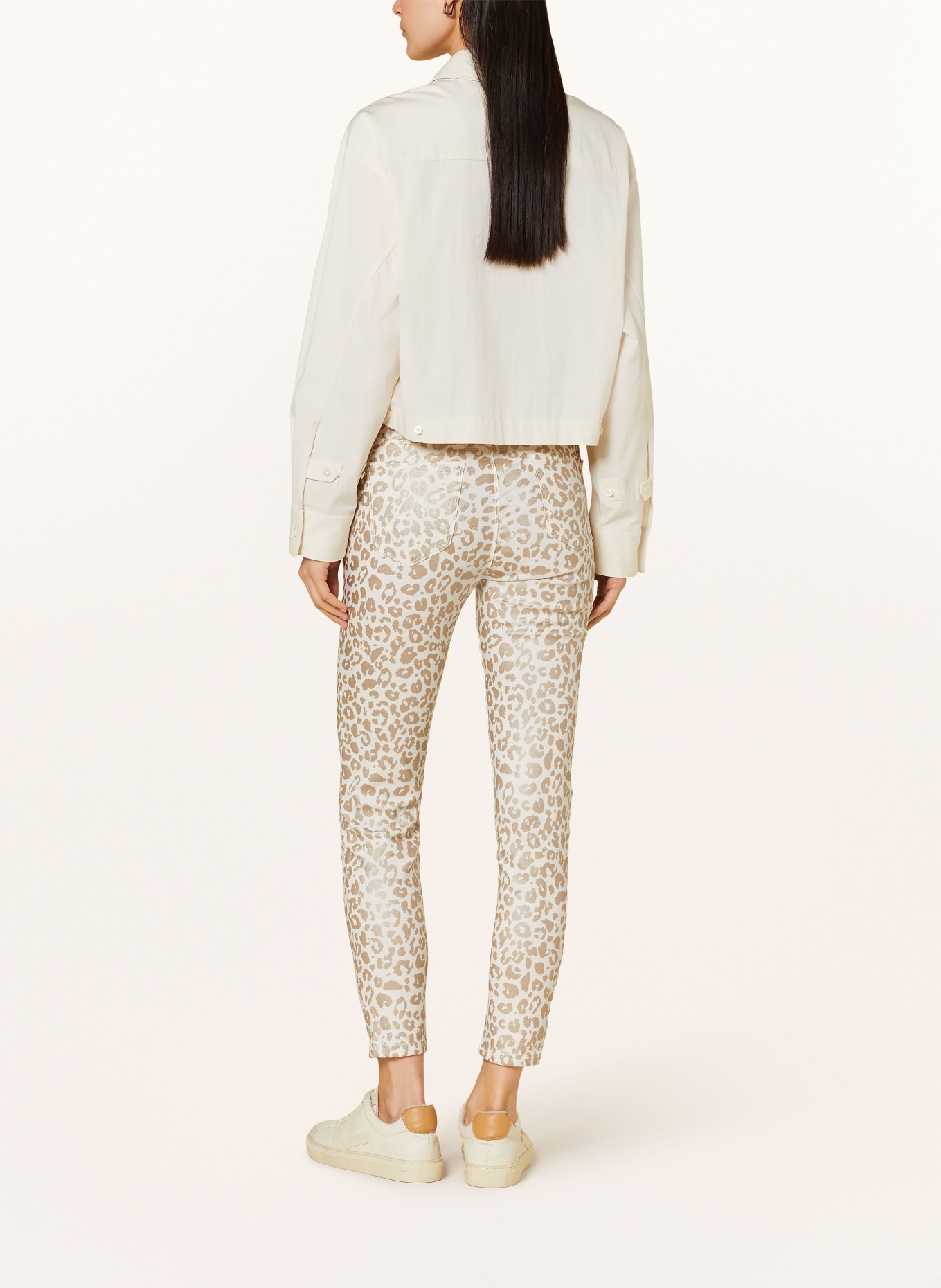 miss goodlife Trousers, Color: GOLD/WHITE (Image 3)