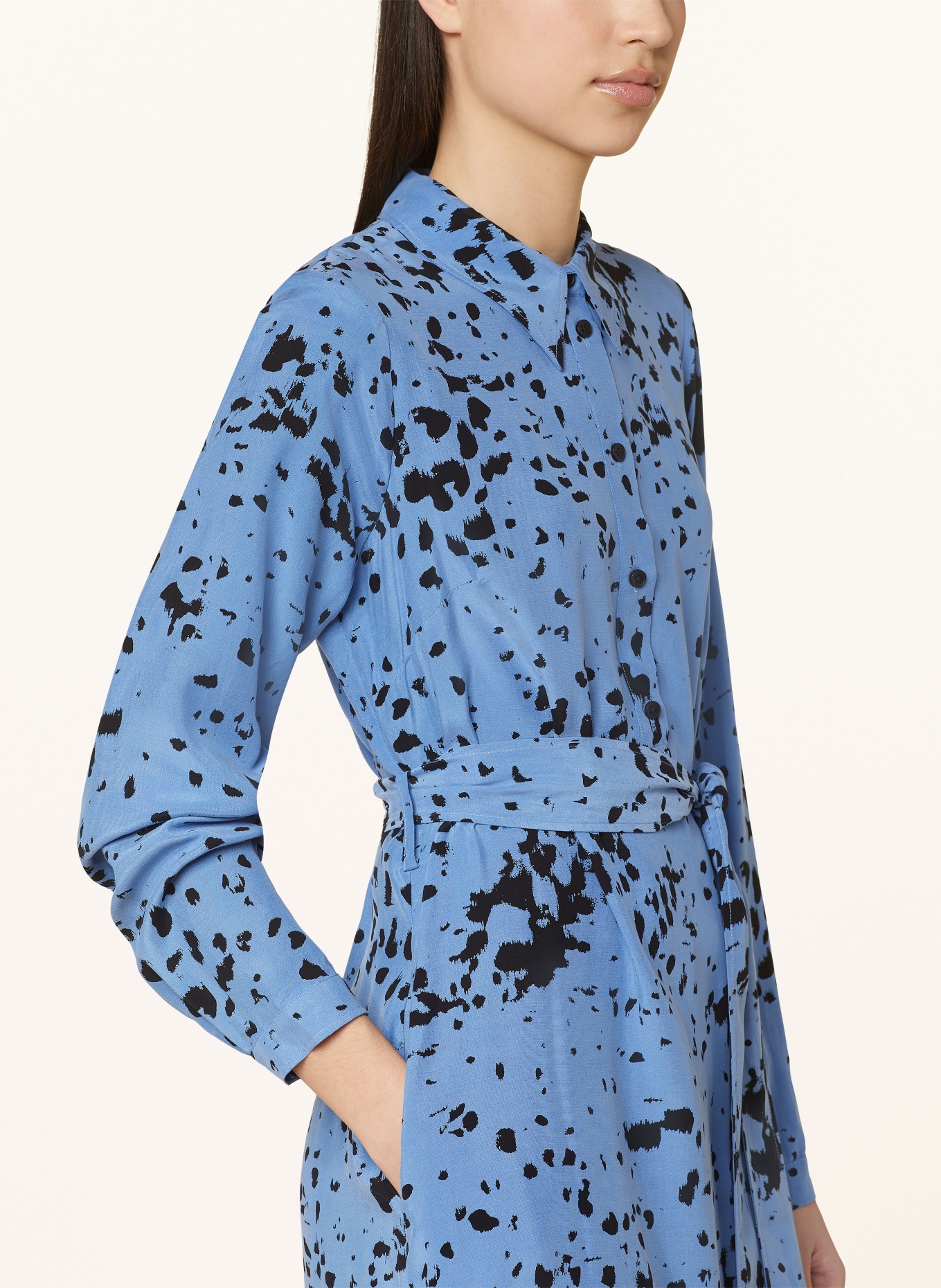 WHISTLES Dress, Color: BLUE/ BLACK (Image 4)