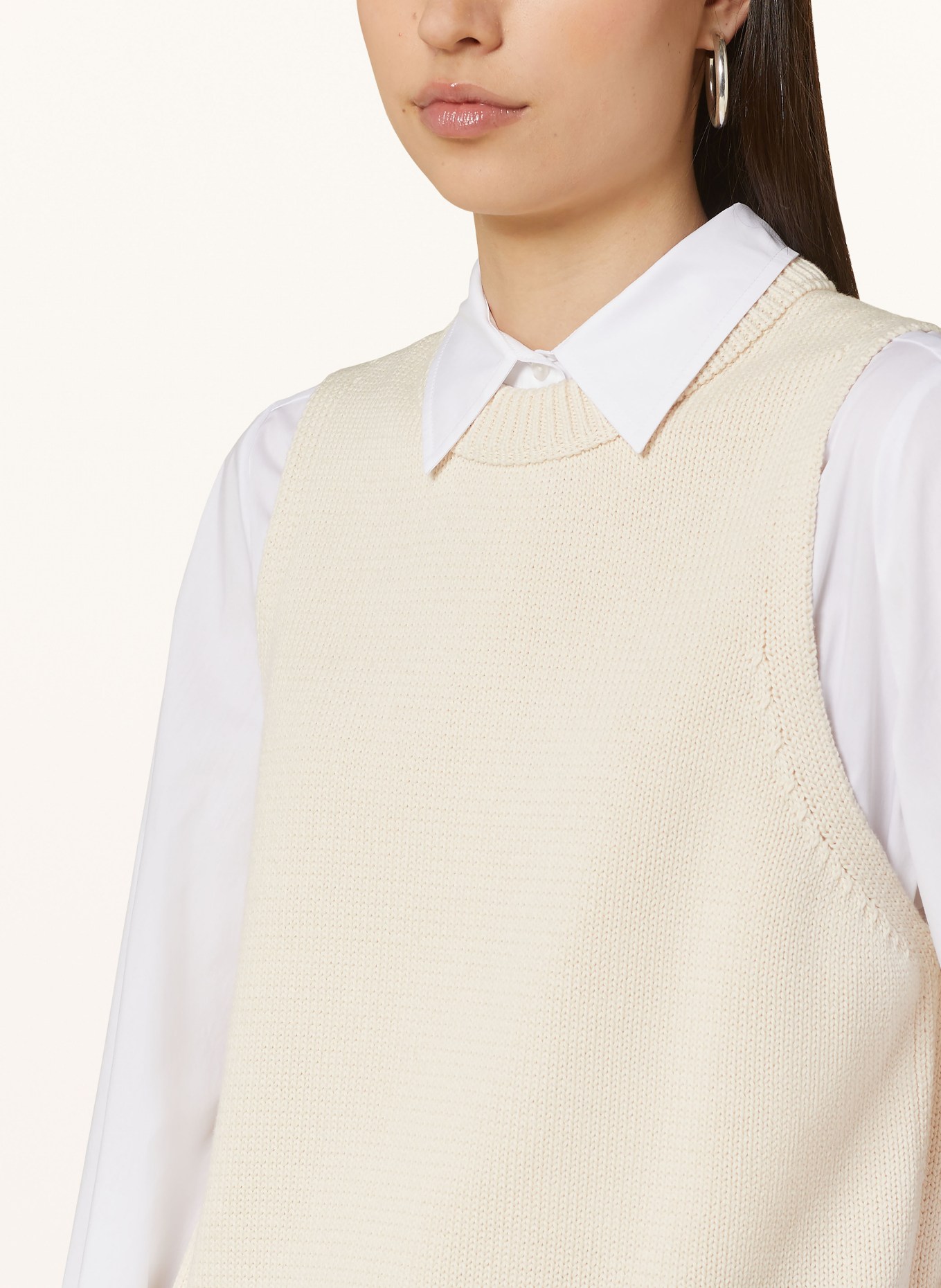 WHISTLES Sweater vest INDIE, Color: ECRU (Image 4)