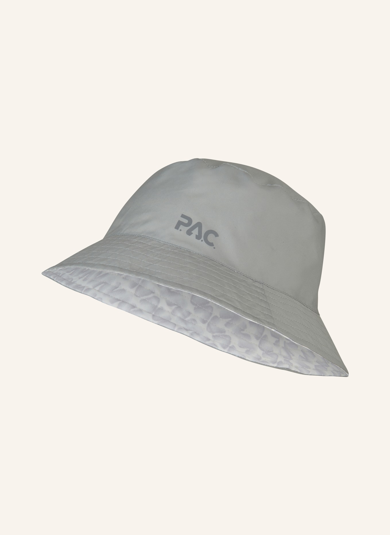 P.A.C. Reversible bucket hat LEDRAS in white gray