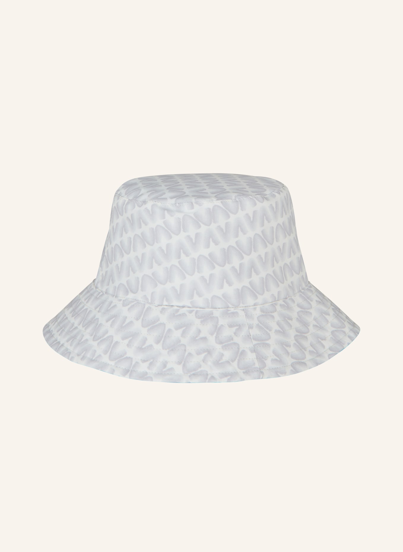 P.A.C. Bucket-Hat LEDRAS zum Wenden: WEISS / GRAU