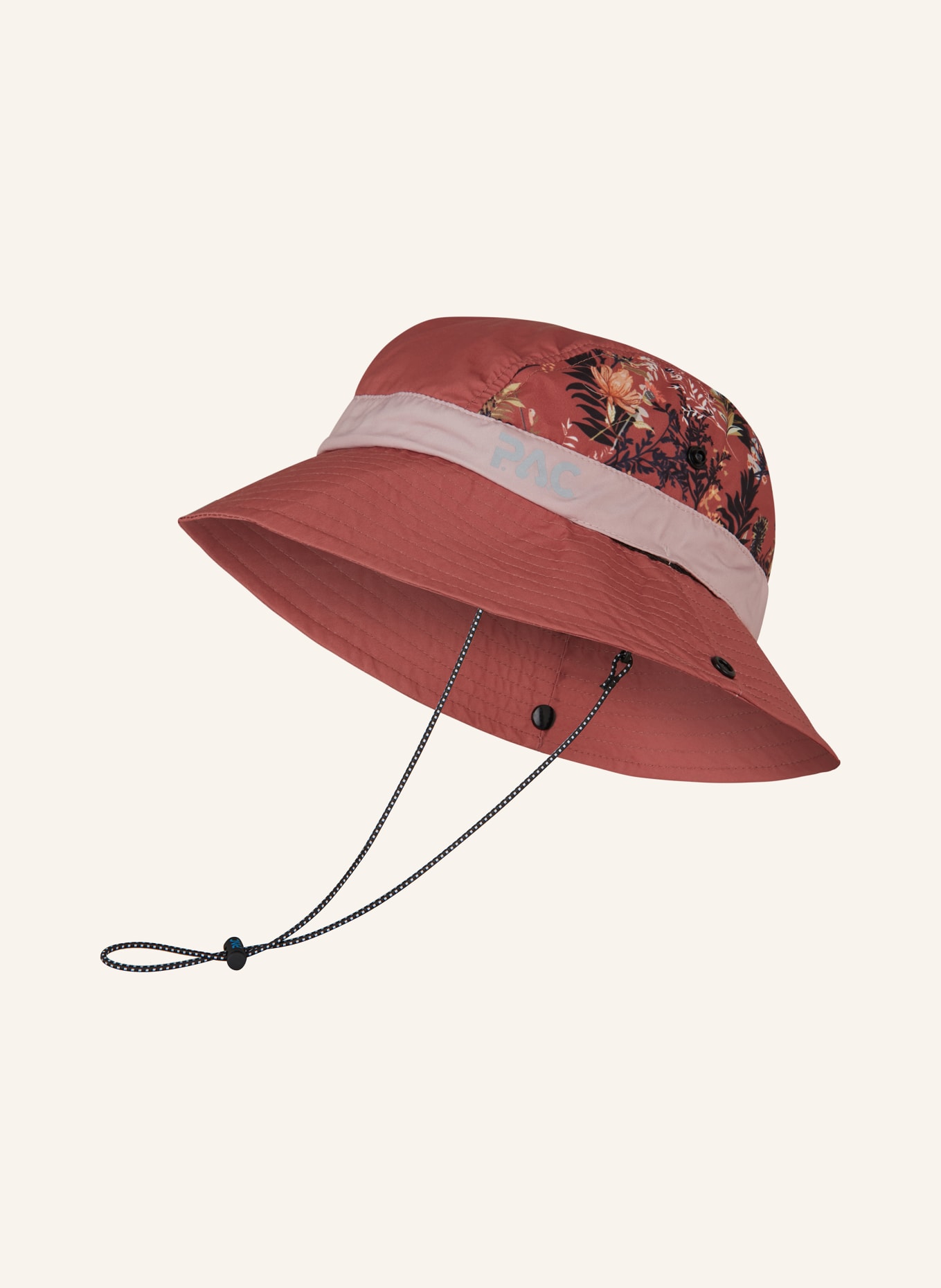 P.A.C. Bucket-Hat CLYDE, Farbe: HELLROT/ SCHWARZ (Bild 1)