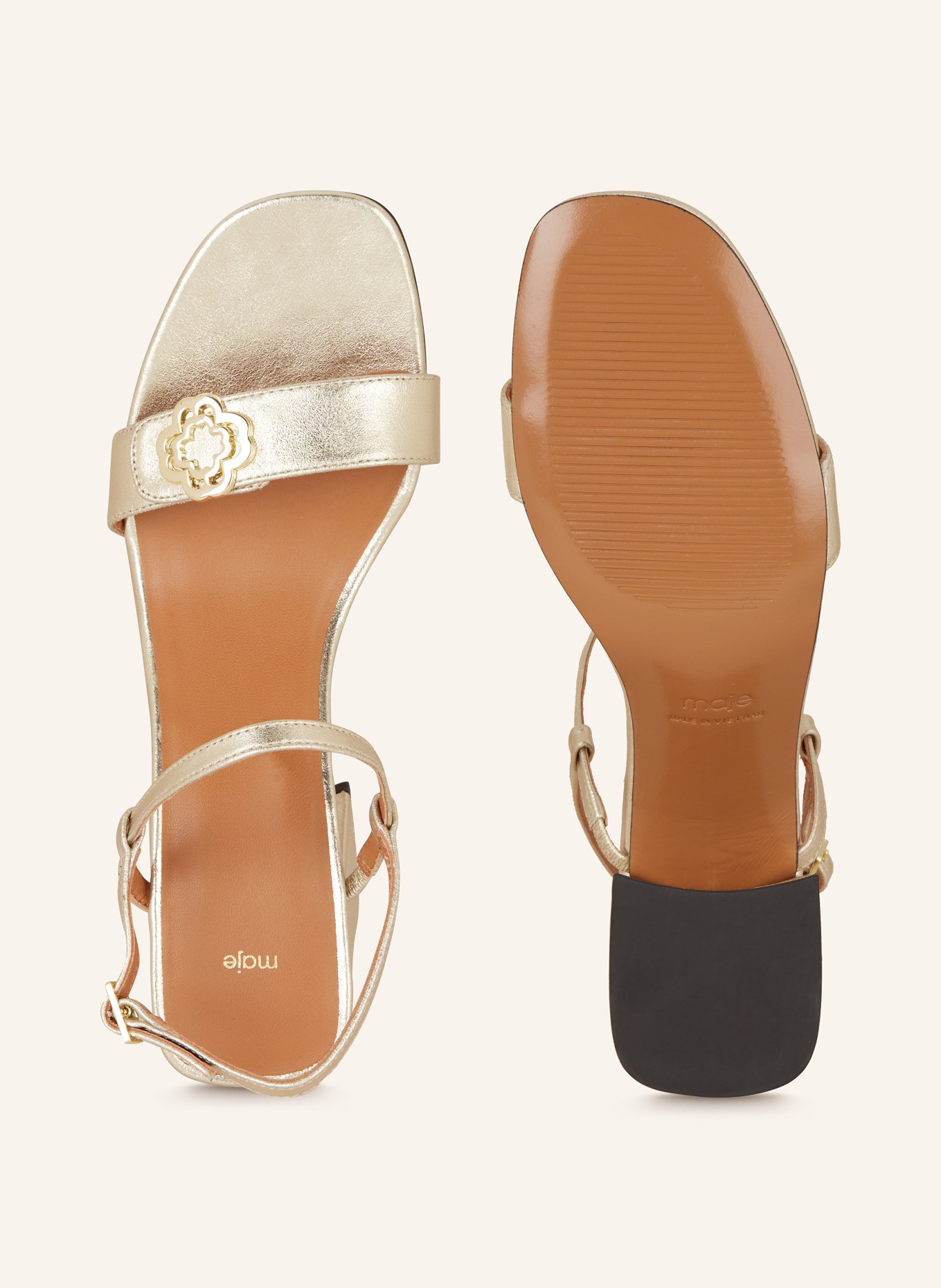 maje Sandaletten, Farbe: GOLD (Bild 5)