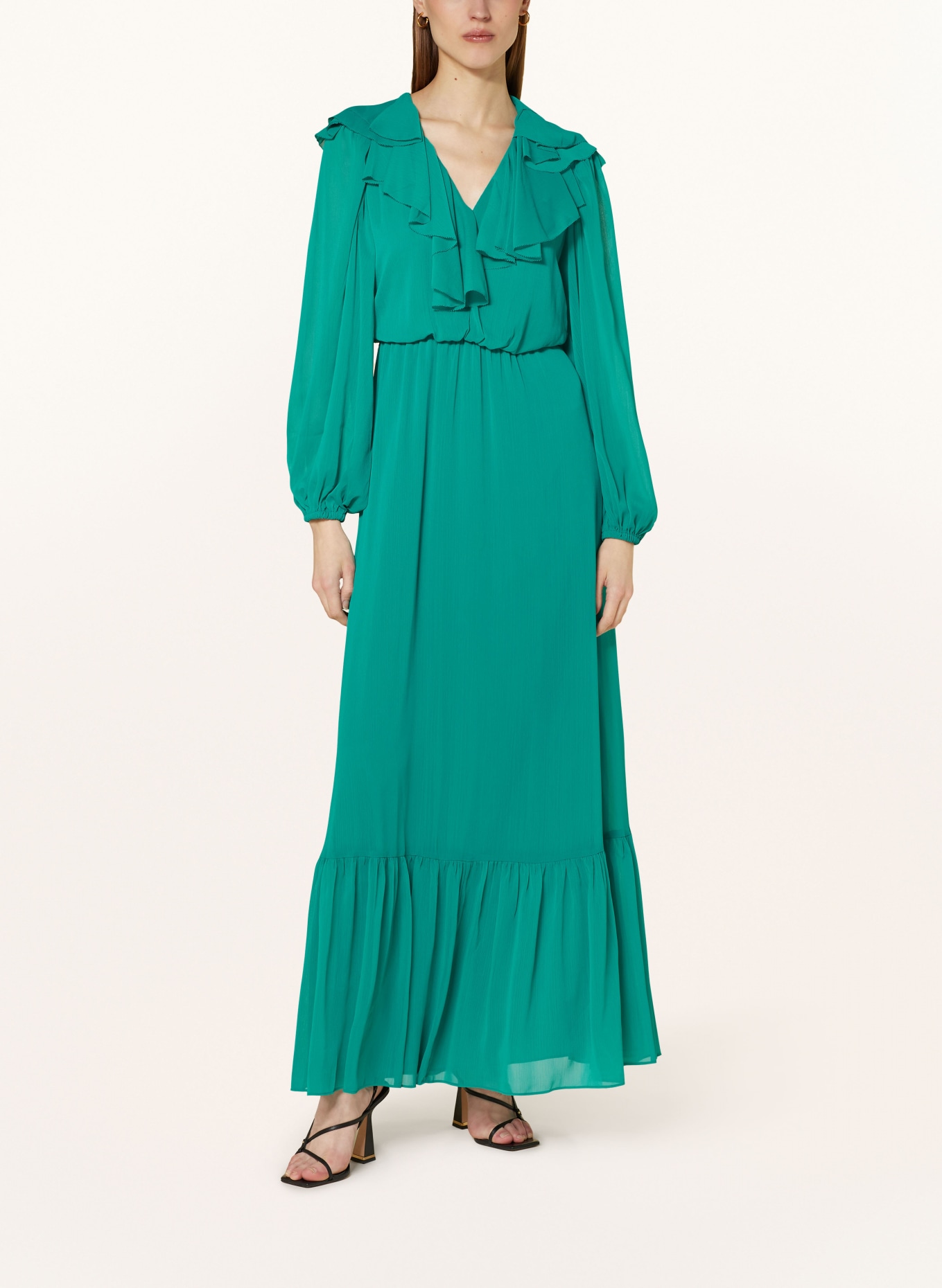 TED BAKER Kleid KEINA mit Volants, Farbe: GRÜN (Bild 2)