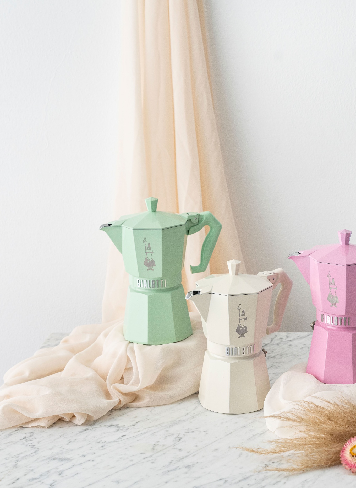 BIALETTI Espresso maker MOKA EXCLUSIVE: CREAM