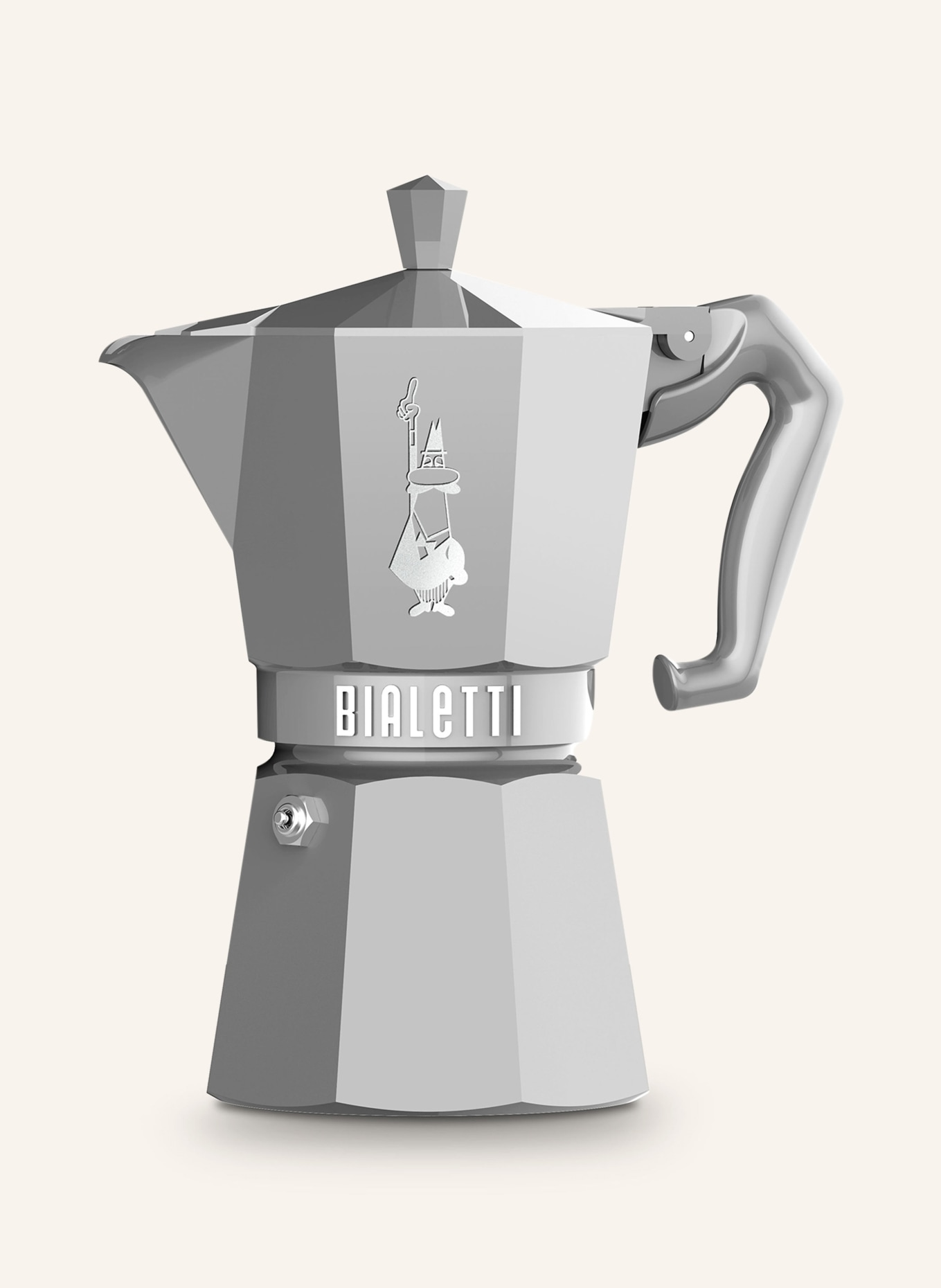 BIALETTI Espressokocher MOKA EXCLUSIVE, Farbe: SILBER (Bild 1)