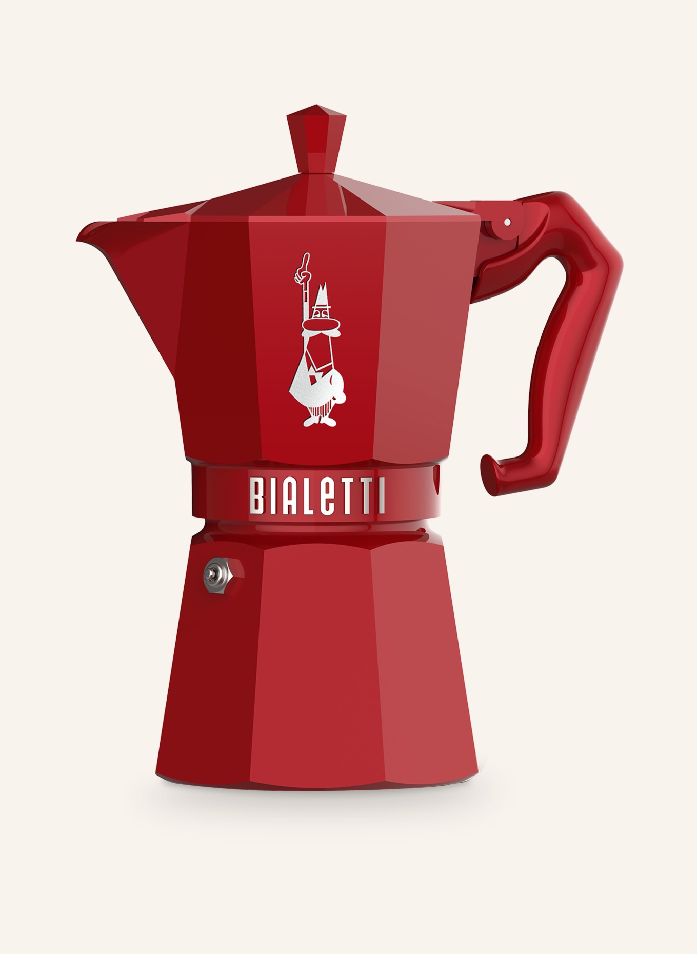 BIALETTI Espressokocher MOKA EXCLUSIVE, Farbe: ROT (Bild 1)