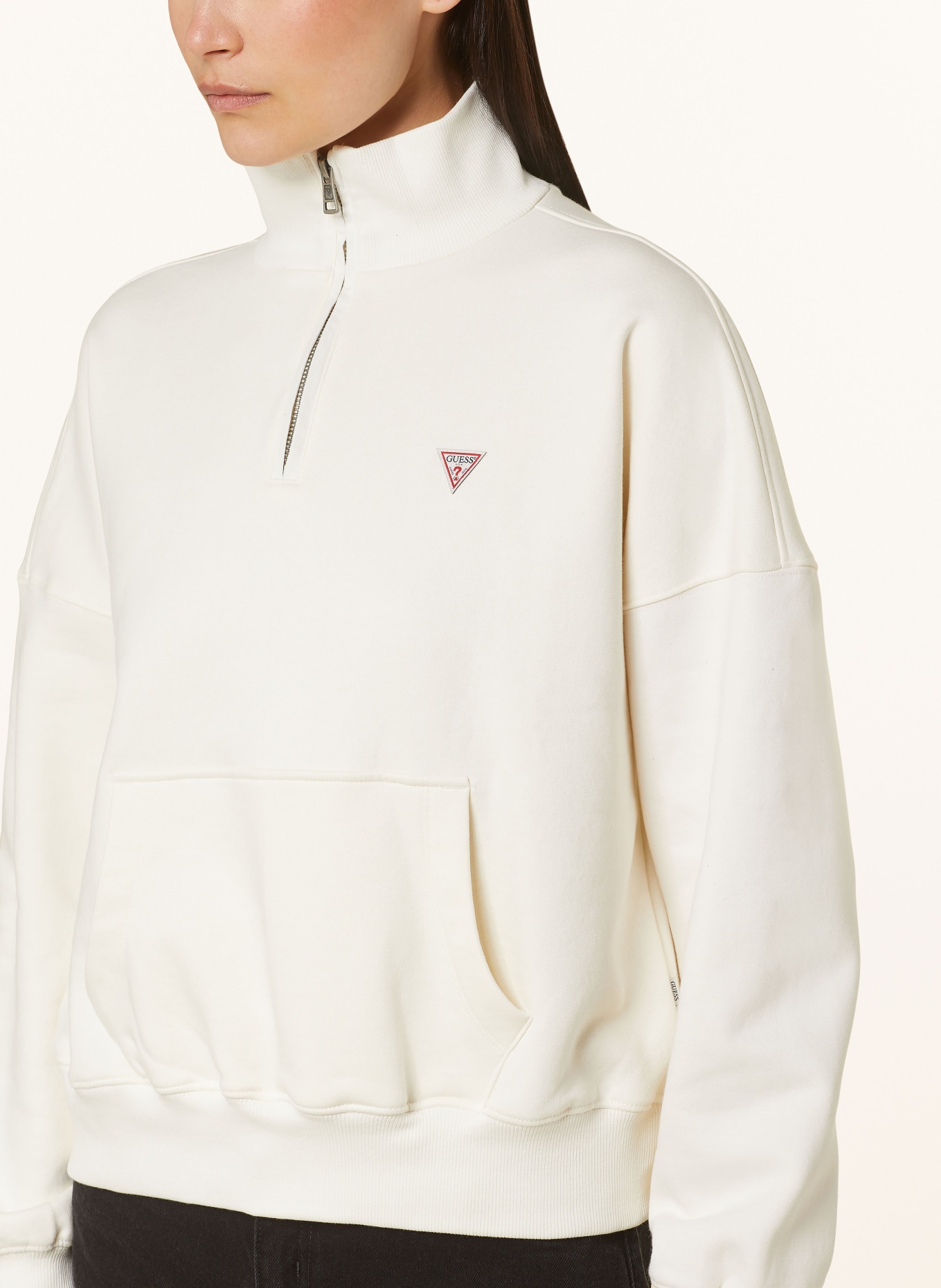 Guess half zip sweater on sale