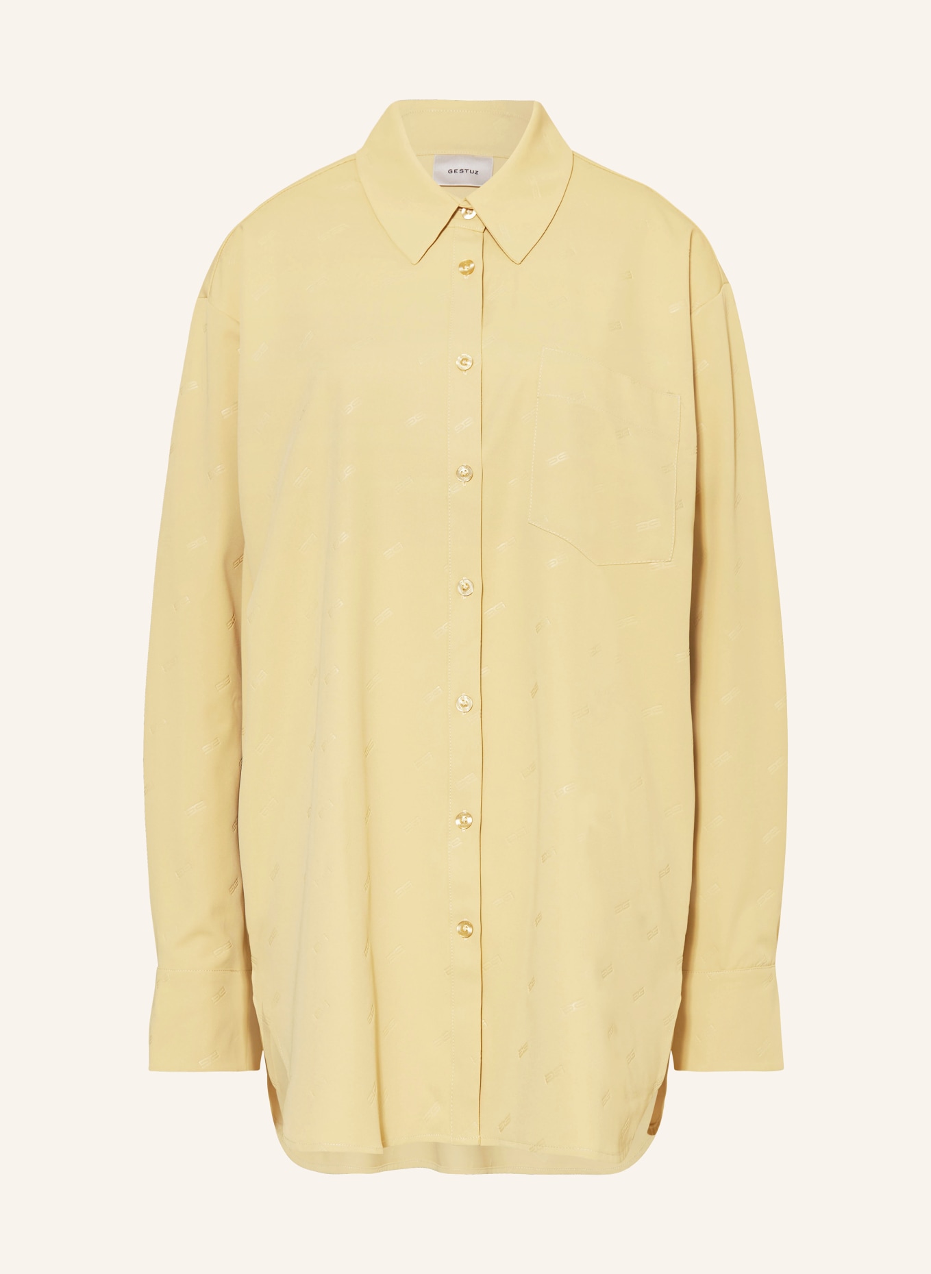 GESTUZ Oversized shirt blouse LOGINAGZ, Color: DARK YELLOW (Image 1)