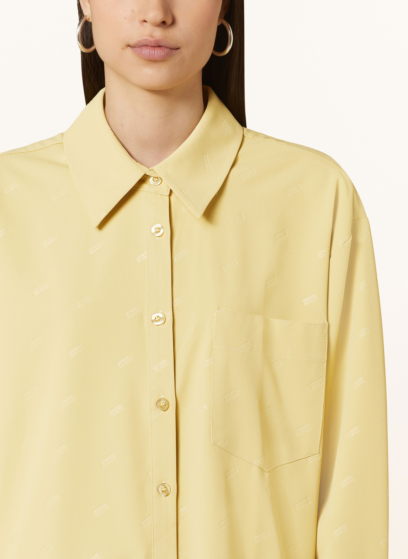 GESTUZ Oversized shirt blouse LOGINAGZ, Color: DARK YELLOW (Image 4)