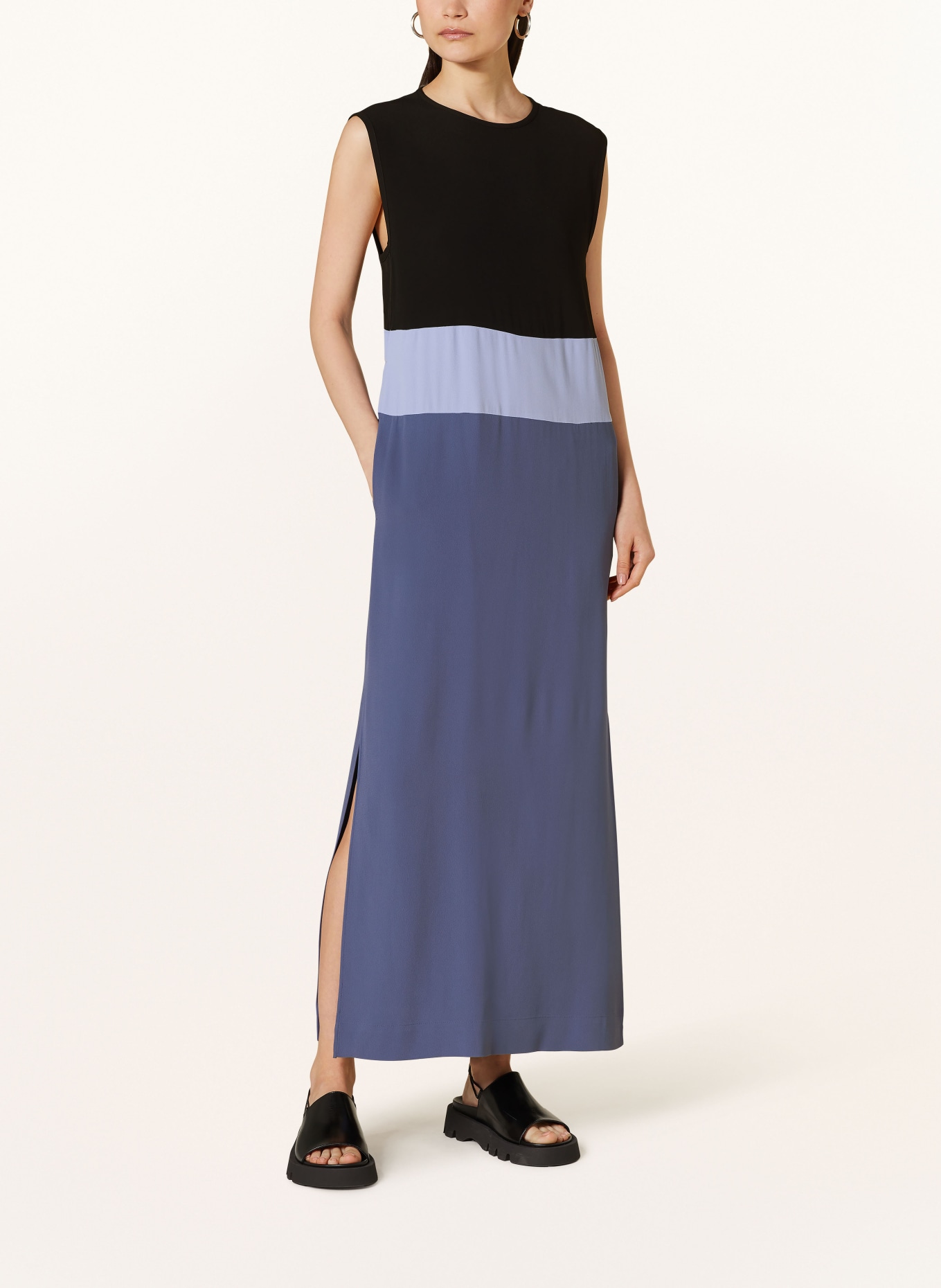 VANILIA Dress, Color: BLACK/ LIGHT BLUE/ BLUE (Image 2)