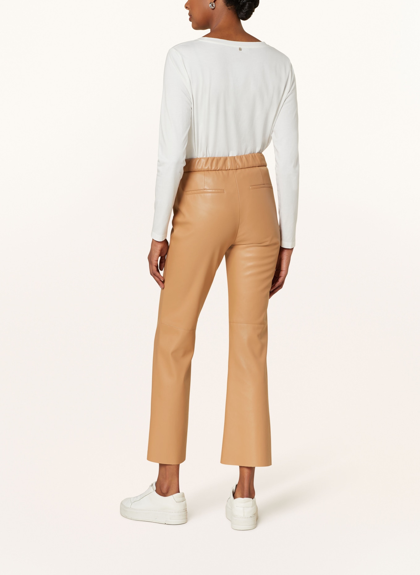 MARC AUREL Pants in leather look, Color: CAMEL (Image 3)
