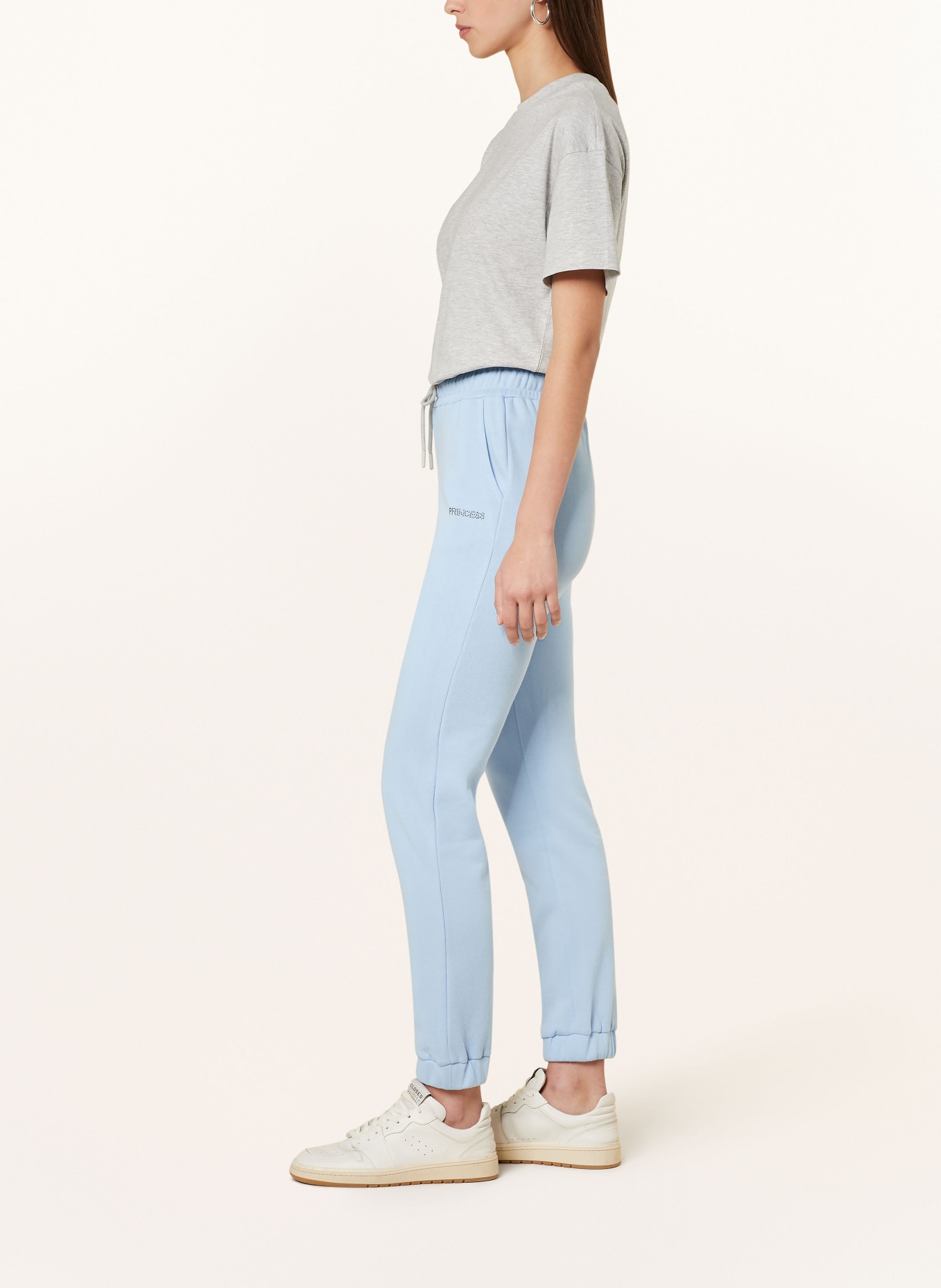 FrogBox Pants in jogger style, Color: LIGHT BLUE (Image 4)